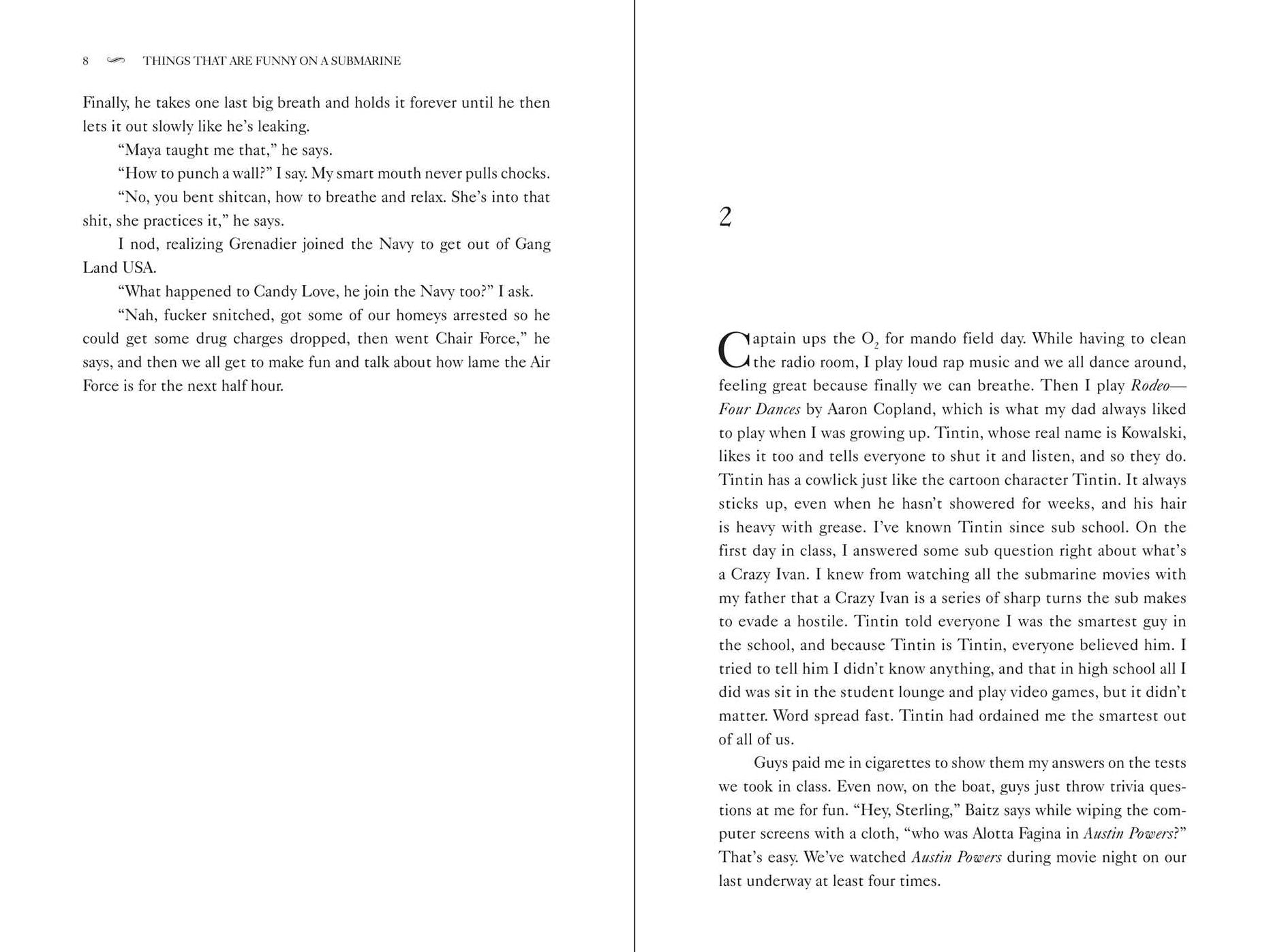 Things That Are Funny on a Submarine But Not Really: A Novel