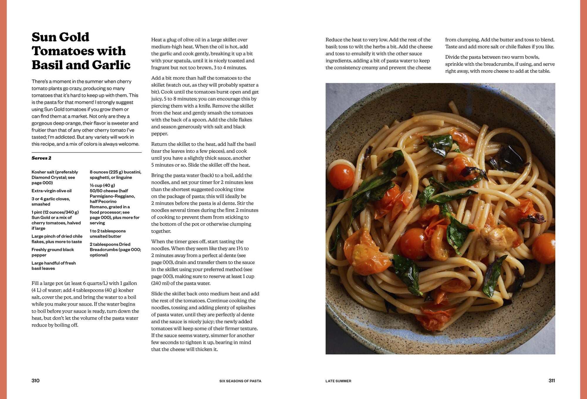 Six Seasons of Pasta: A New Way with Everyone's Favorite Food