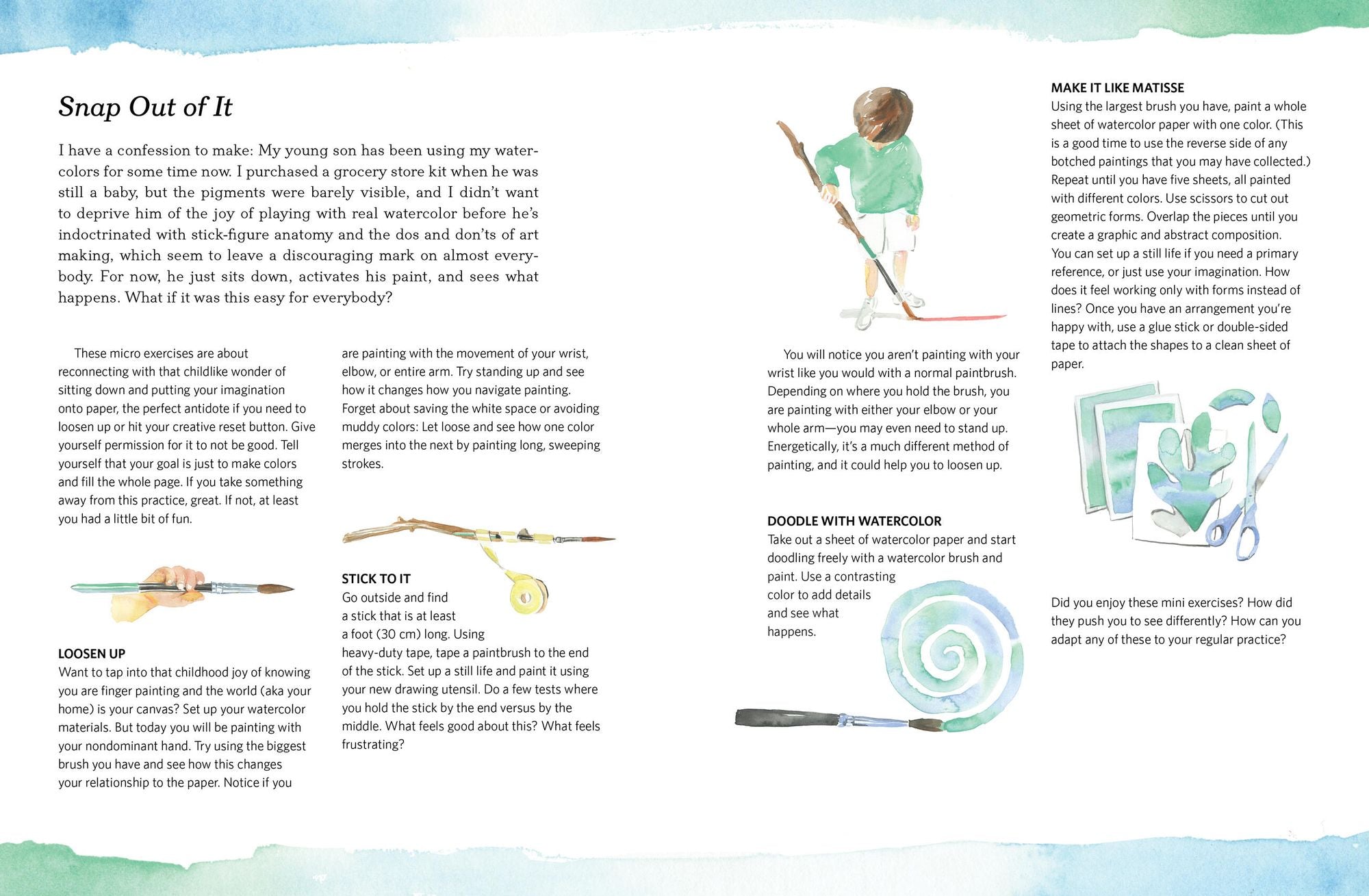 Thinking in Watercolor: A Daily Practice to Unlock Your Creativity & Discover Your Inner Artist