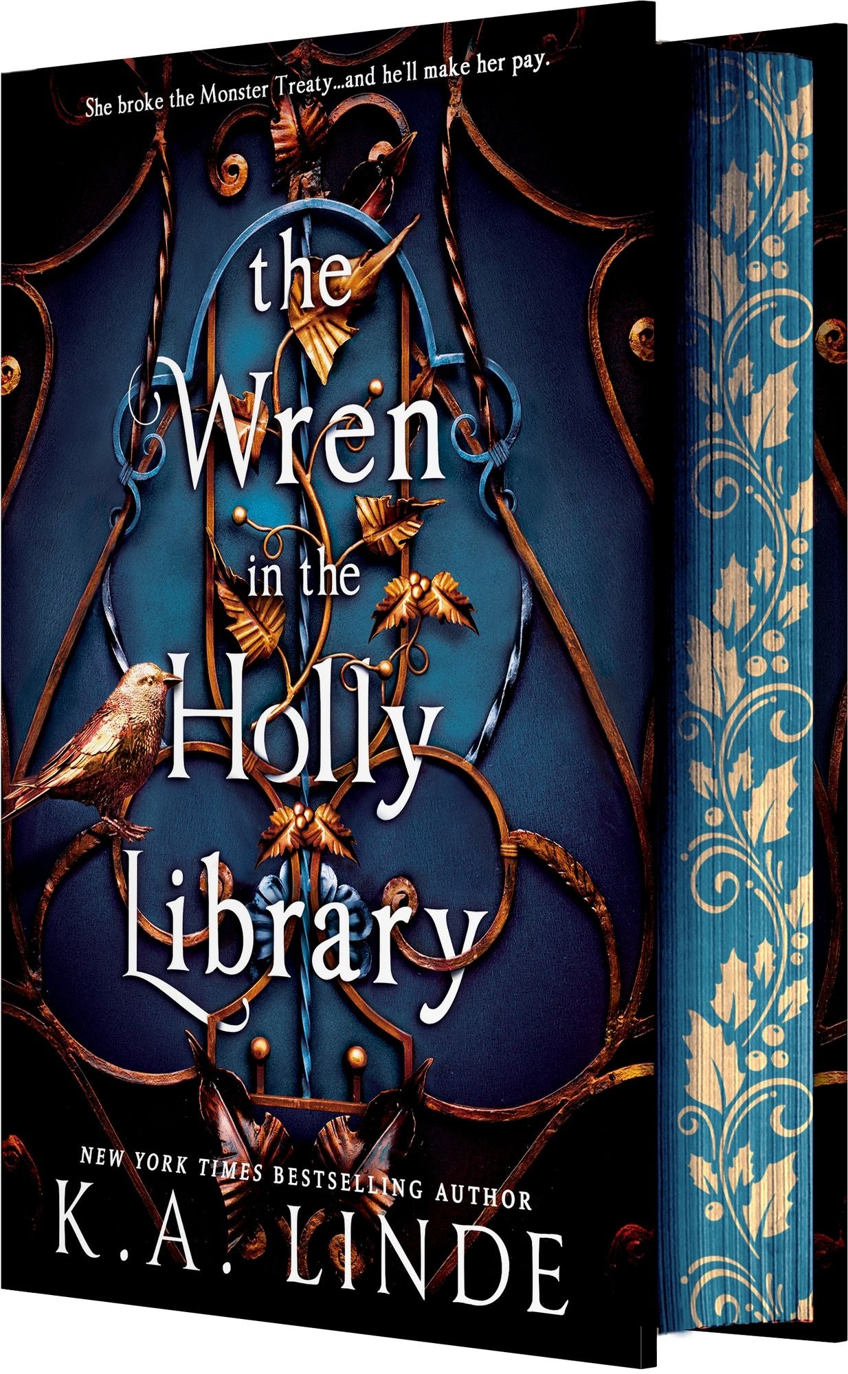 The Wren in the Holly Library (Deluxe Limited Edition): An Enemies-to-Lovers Romantasy in a Post-Monster-War New York City