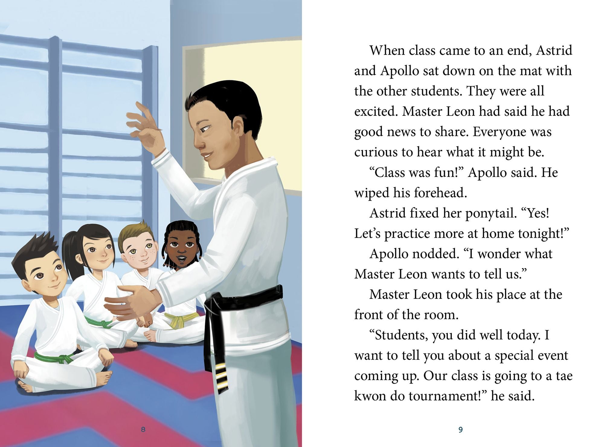 Astrid and Apollo, Tae Kwon Do Champs
