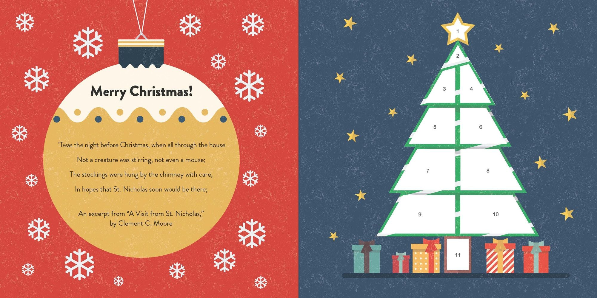 Color with Stickers: Christmas: 10 Pictures To Make - Includes Fun Facts!
