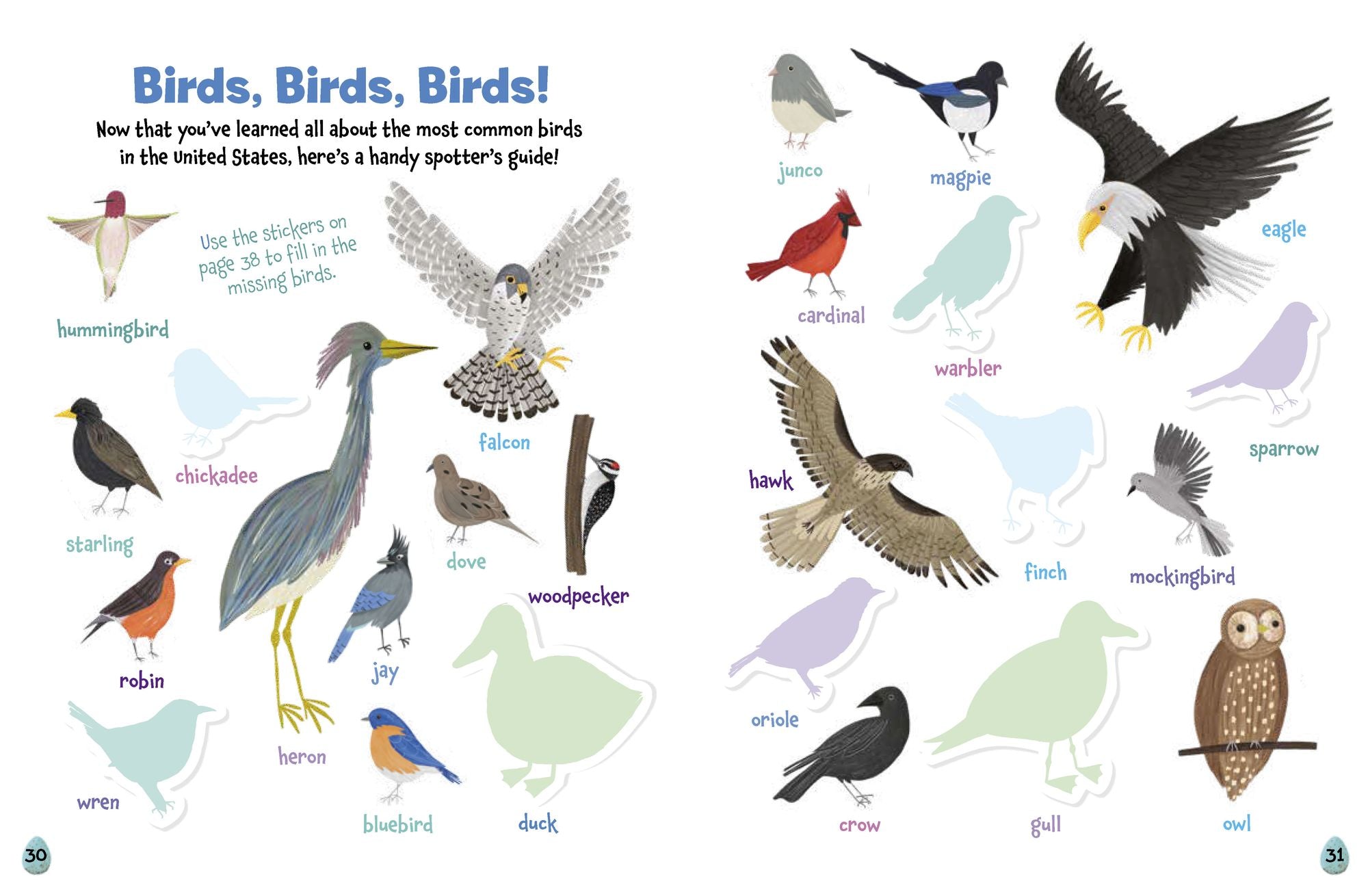 All About Birds Sticker Activity Book: With 100 Stickers!