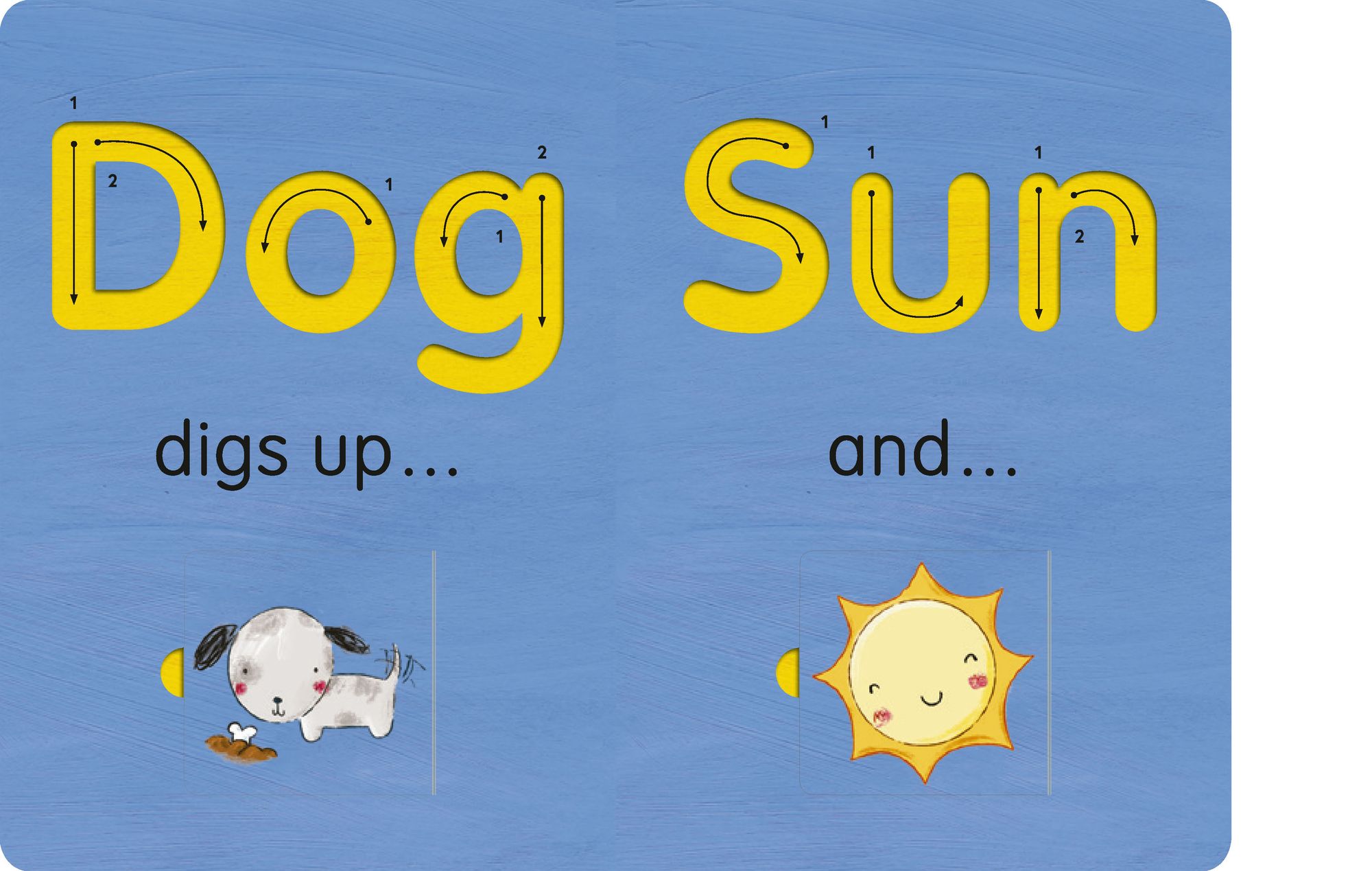 First Words: An interactive book, with tracks to trace and flaps to lift!