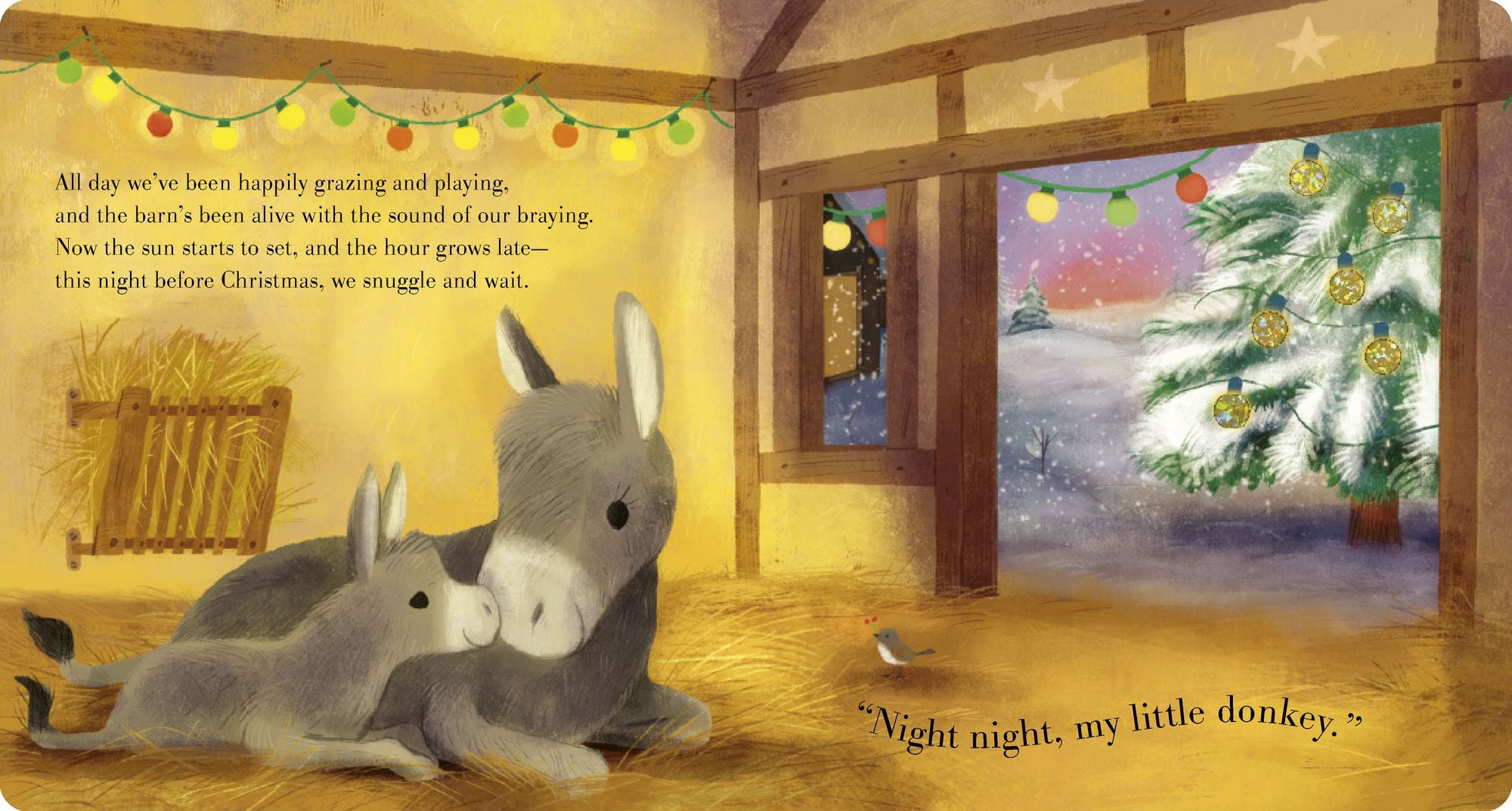 Night Night, Christmas: A touch-and-feel storybook