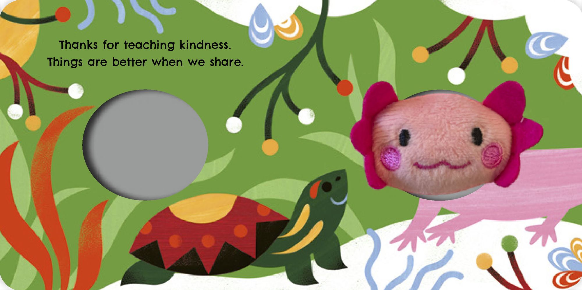 I Love You, Axolotl: A finger puppet book