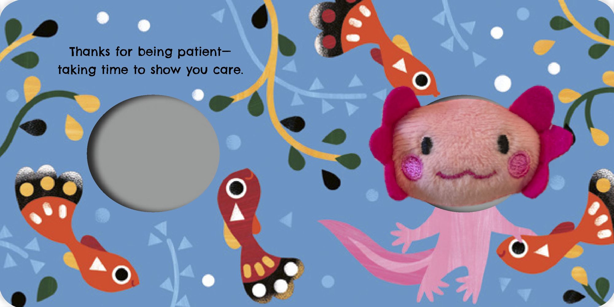 I Love You, Axolotl: A finger puppet book
