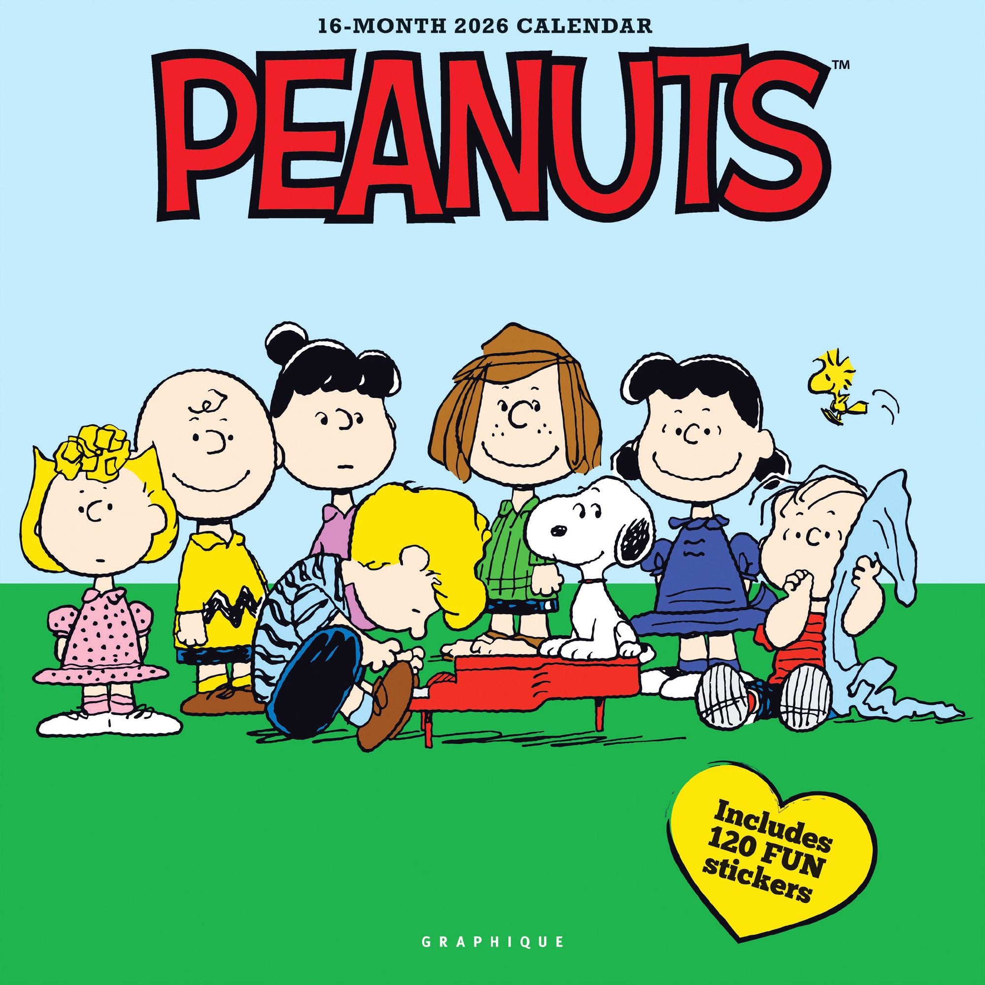 2026 Peanuts: Happiness Is Wall Calendar