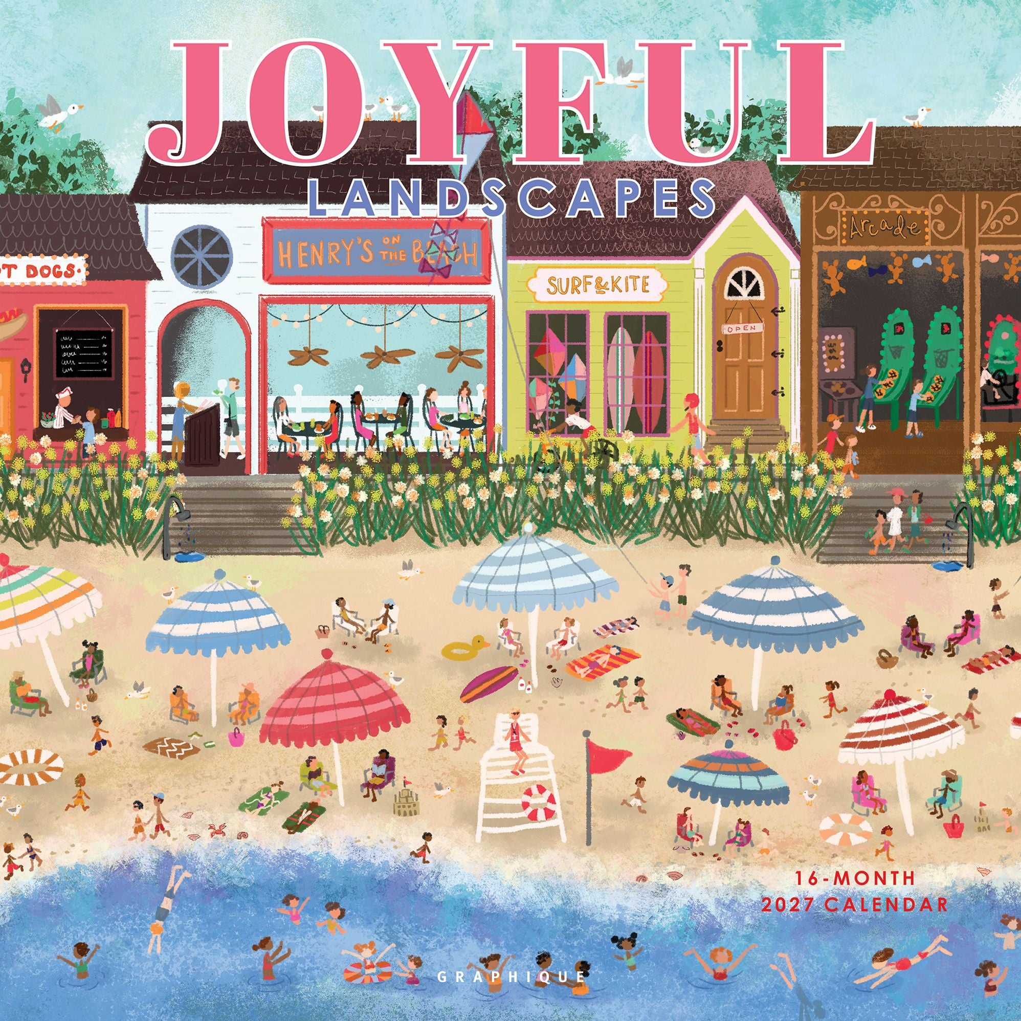 2027 Joyful Landscapes Wall Calendar