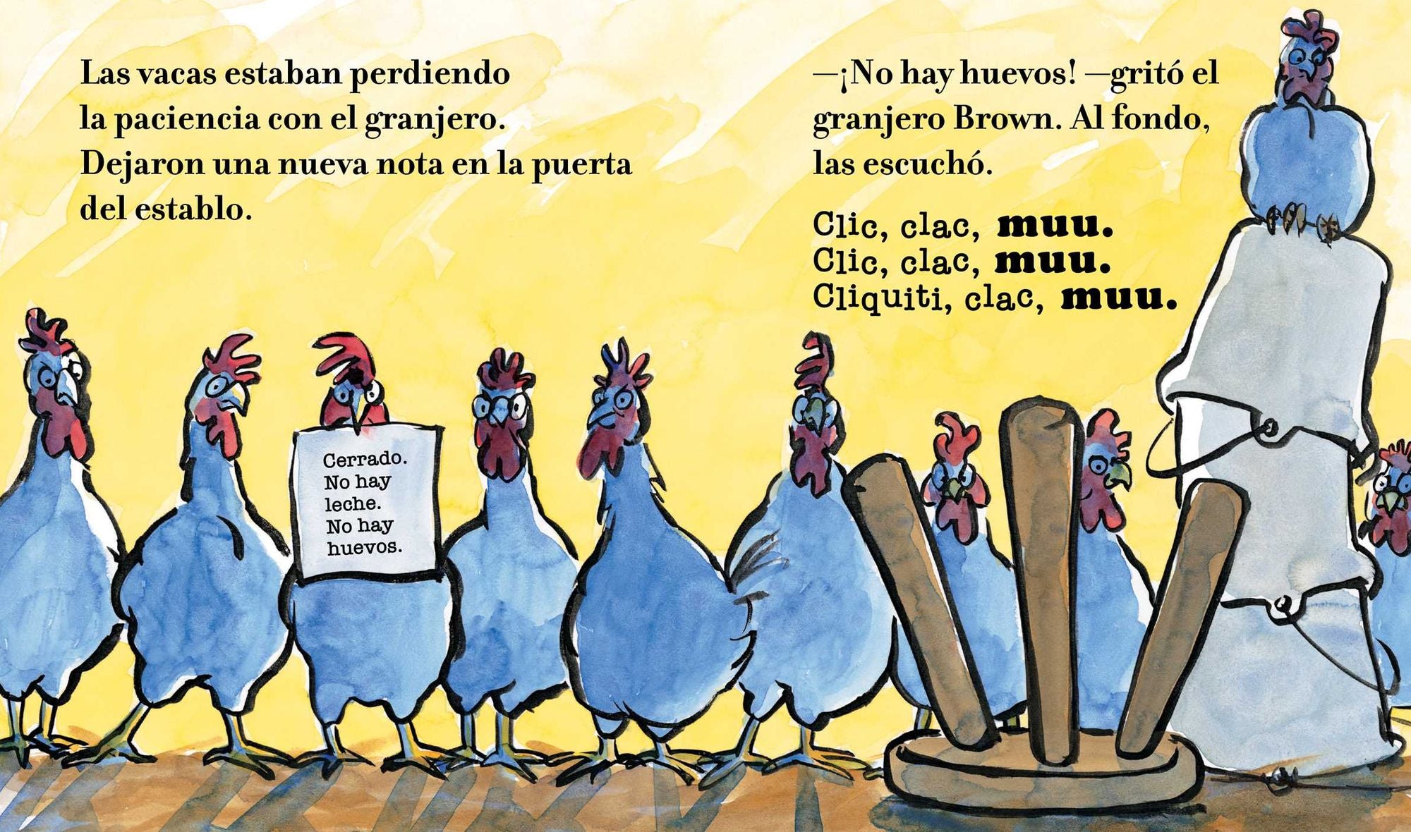 Clic, clac, muu (Click, Clack, Moo): Vacas que escriben a máquina