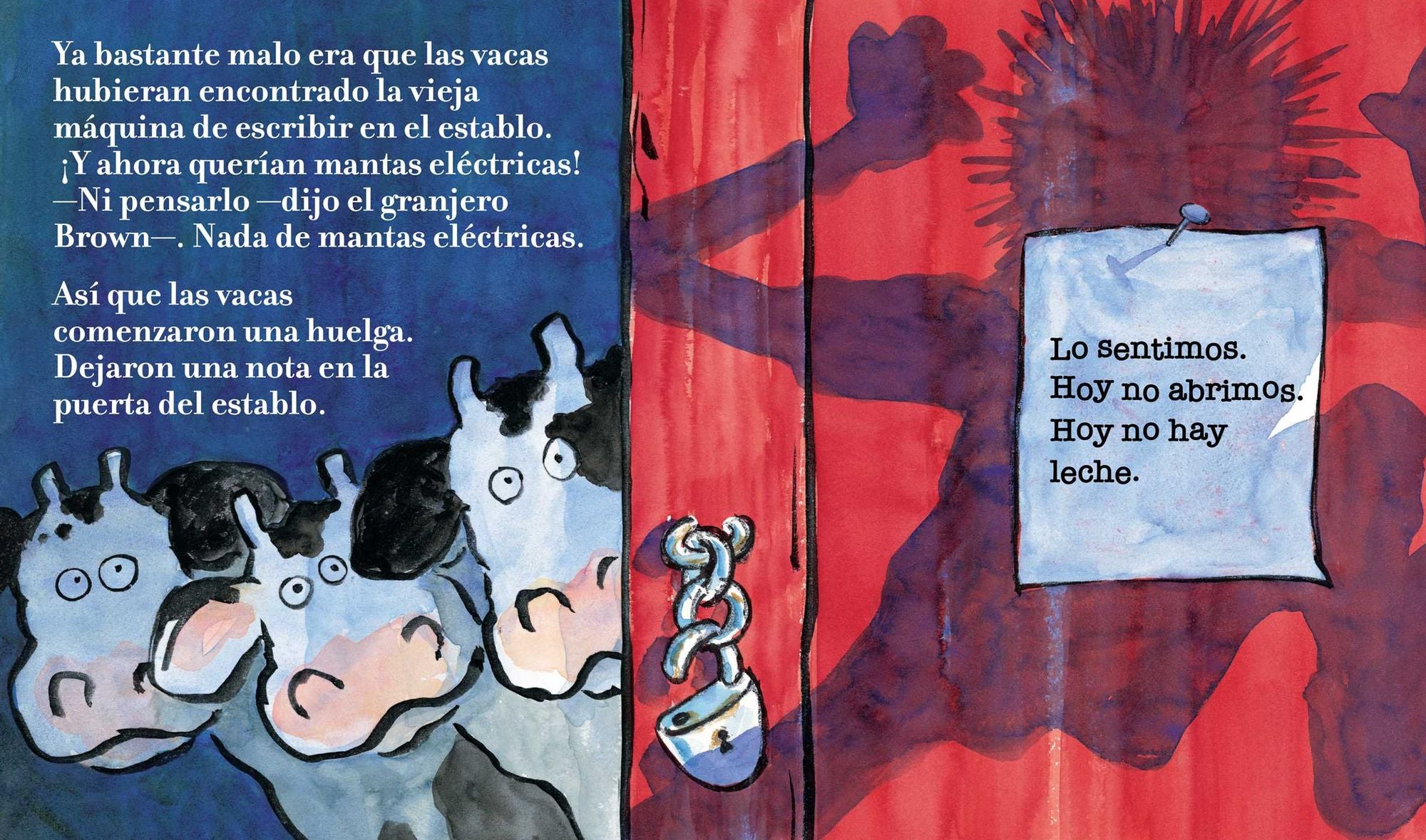 Clic, clac, muu (Click, Clack, Moo): Vacas que escriben a máquina