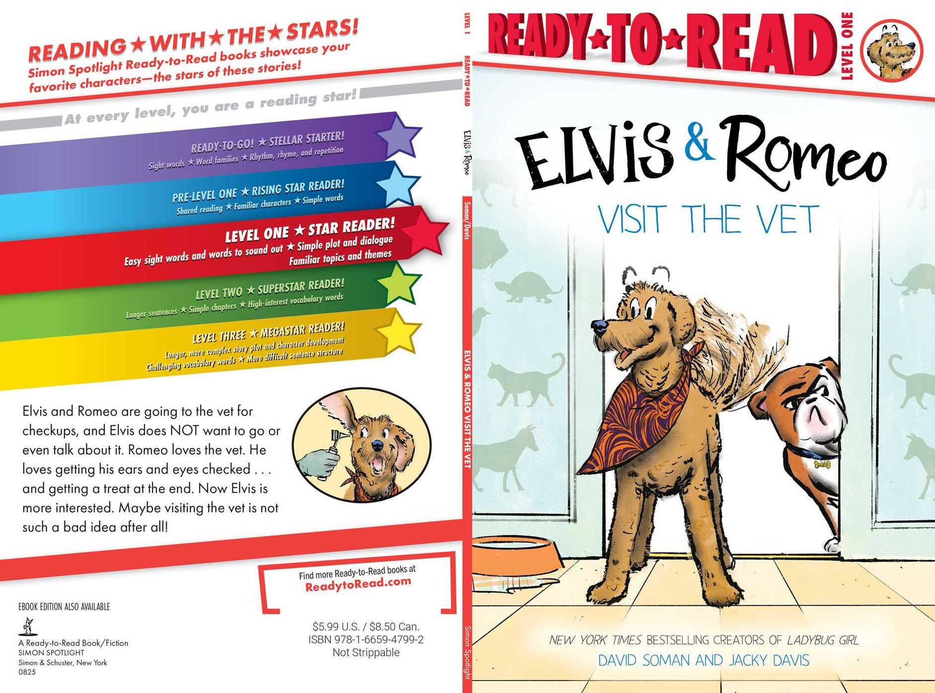 Elvis & Romeo Visit the Vet: Ready-to-Read Level 1