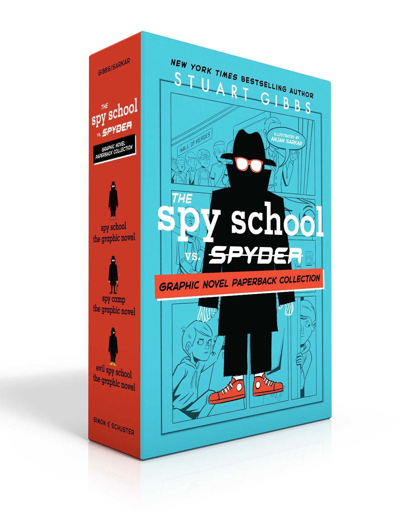 The Spy School vs. SPYDER Graphic Novel Paperback Collection (Boxed Set): Spy School the Graphic Novel; Spy Camp the Graphic Novel; Evil Spy School the Graphic Novel