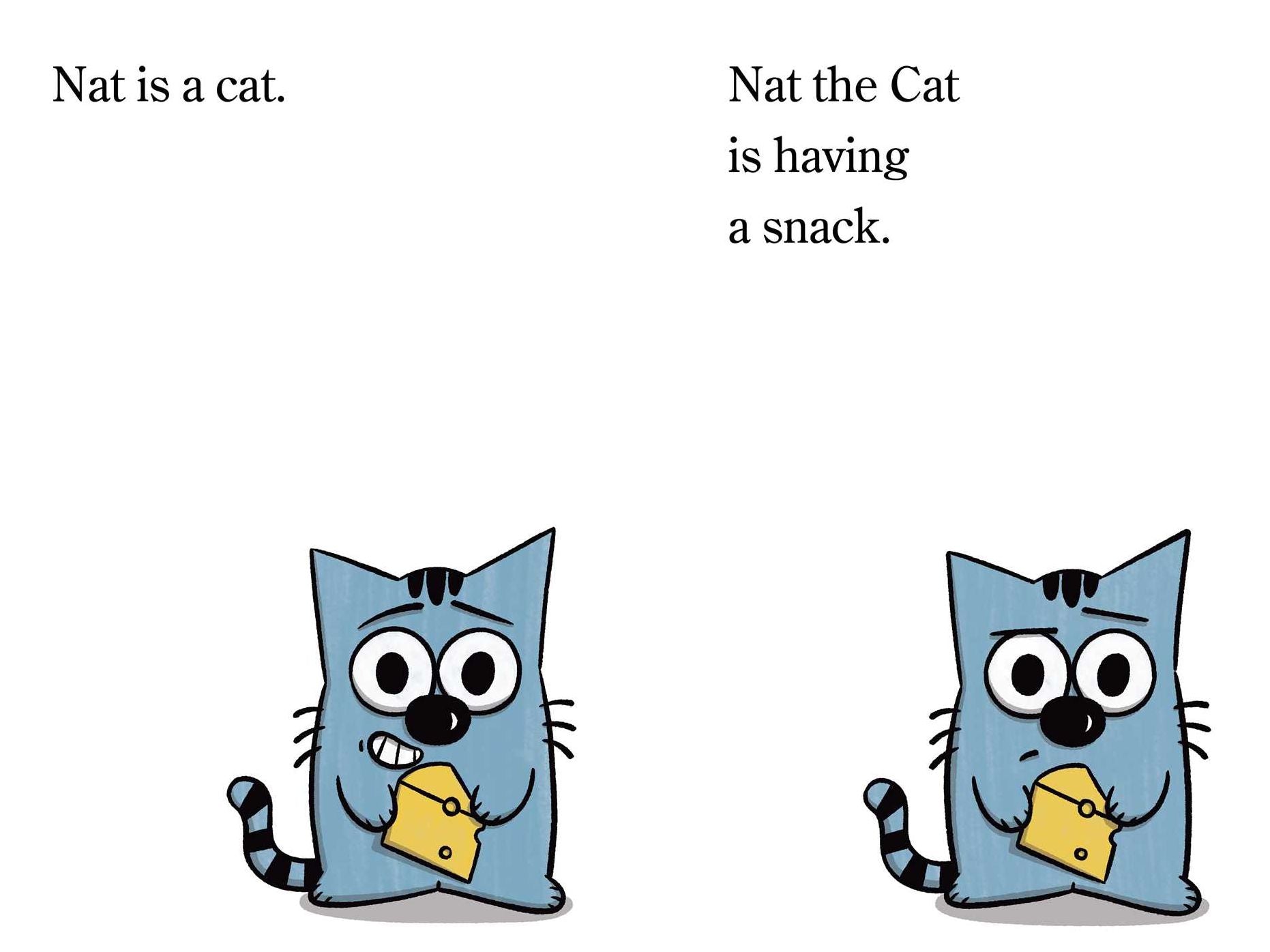 Nat the Cat Has a Snack: Ready-to-Read Pre-Level 1