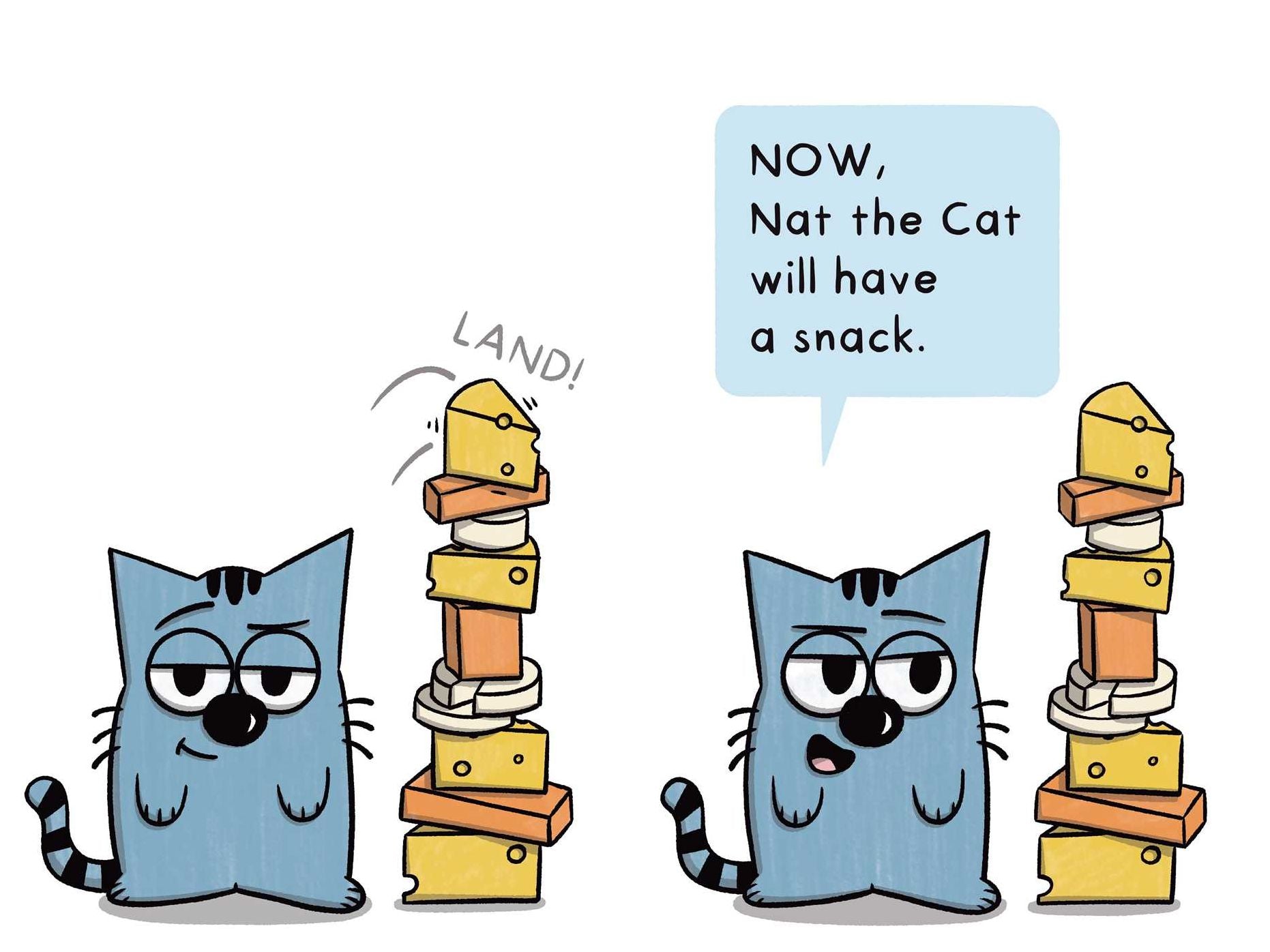 Nat the Cat Has a Snack: Ready-to-Read Pre-Level 1