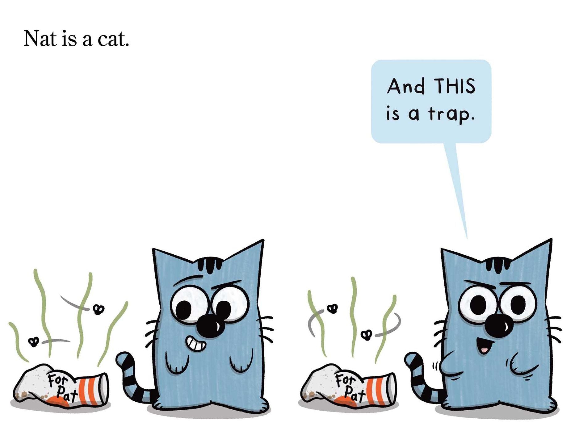 Nat the Cat Sets a Trap: Ready-to-Read Pre-Level 1