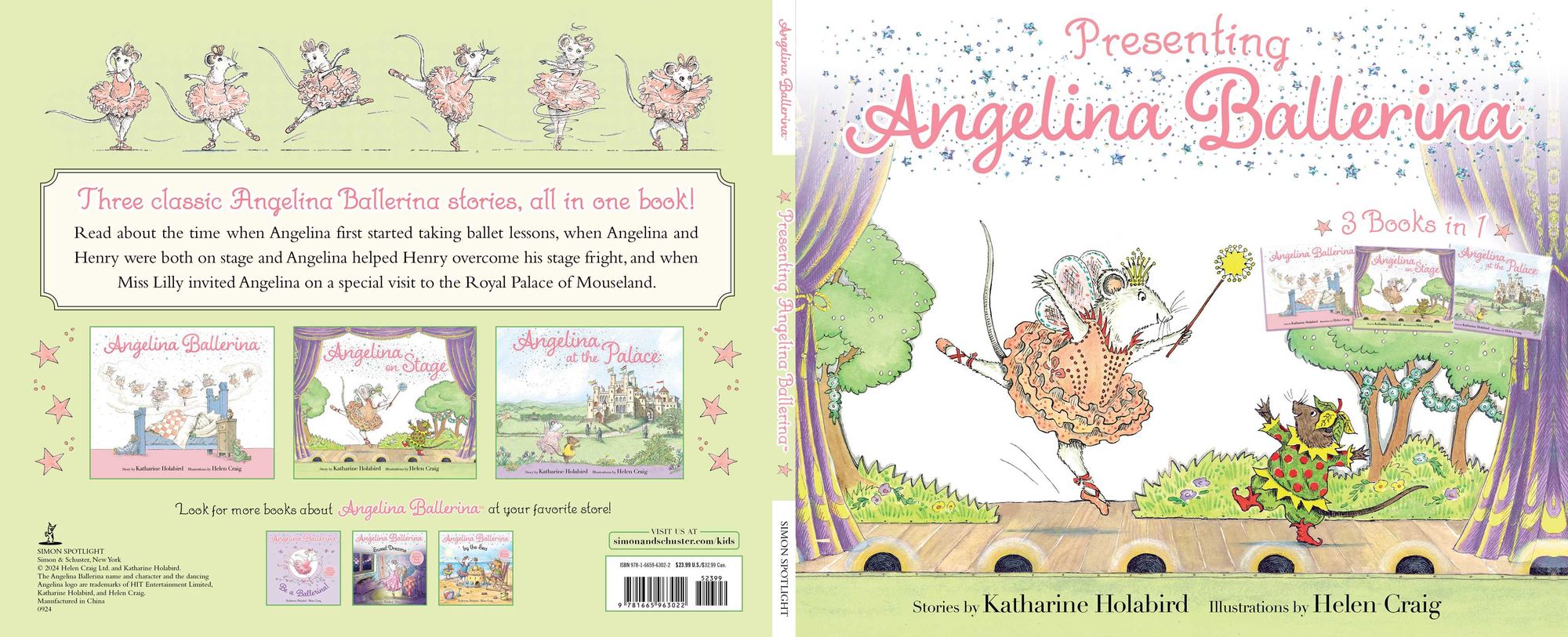 Presenting Angelina Ballerina: Angelina Ballerina; Angelina on Stage; Angelina at the Palace