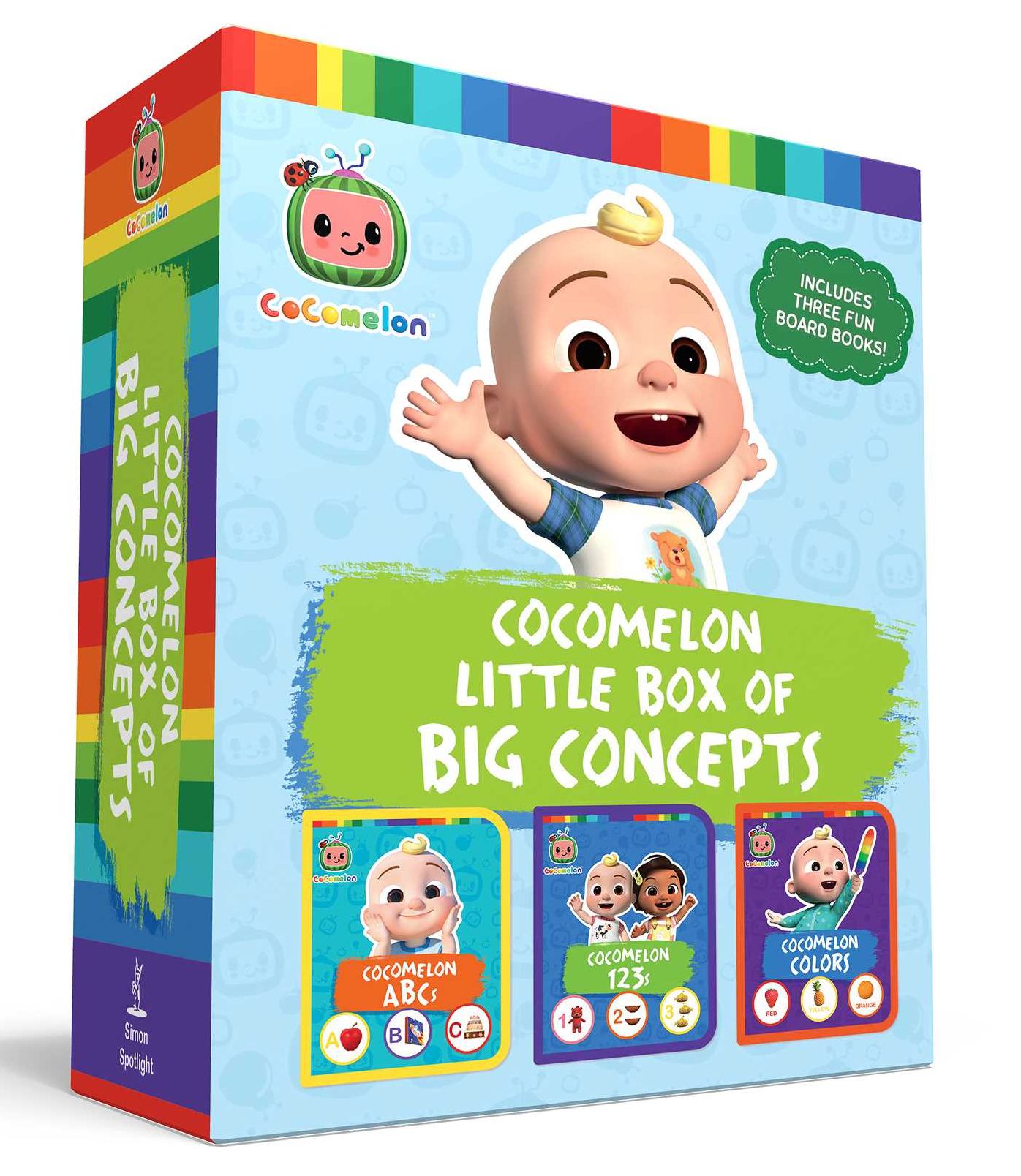 CoComelon Little Box of Big Concepts (Boxed Set): CoComelon ABCs; CoComelon 123s; CoComelon Colors