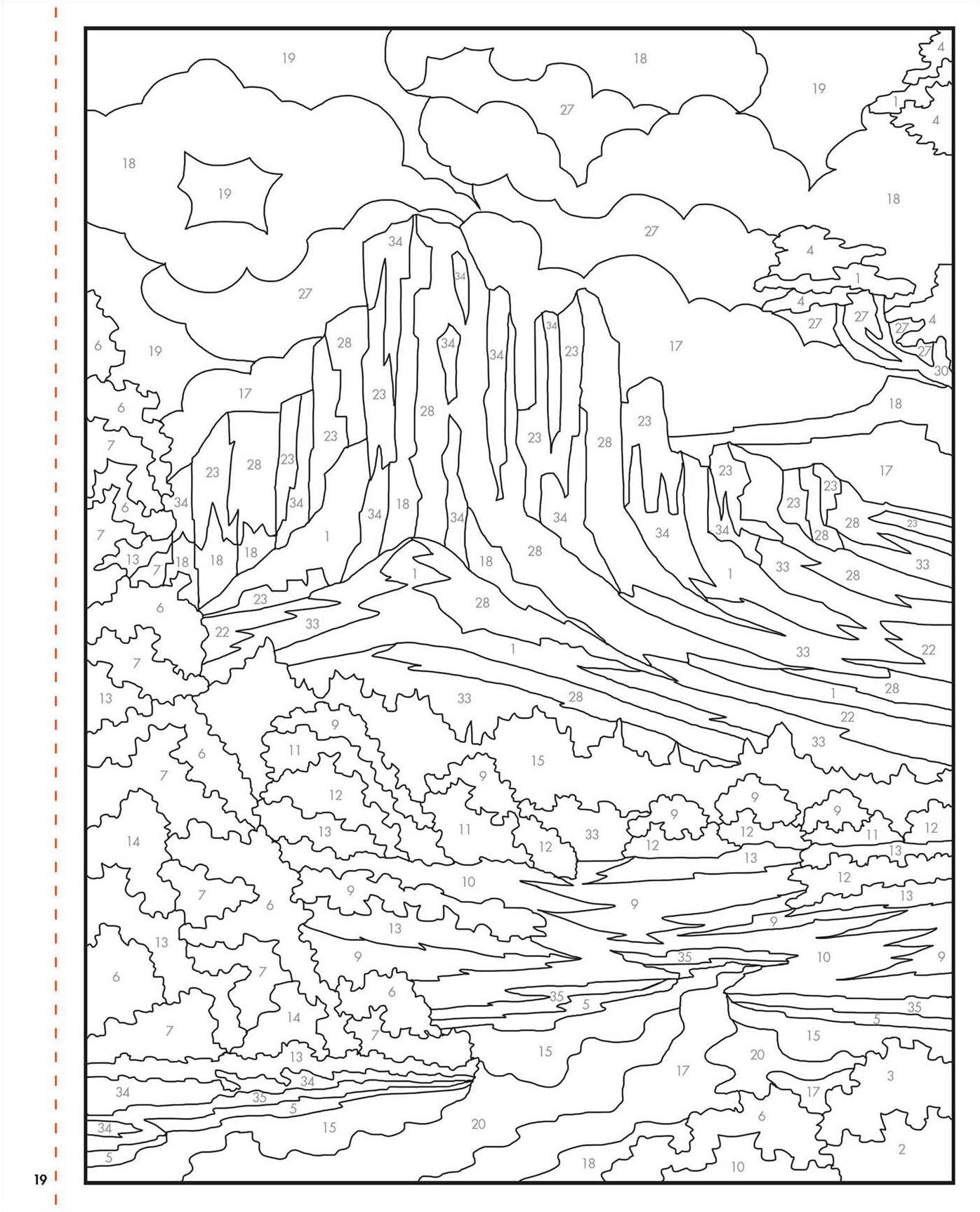 Bob Ross Color-by-Number