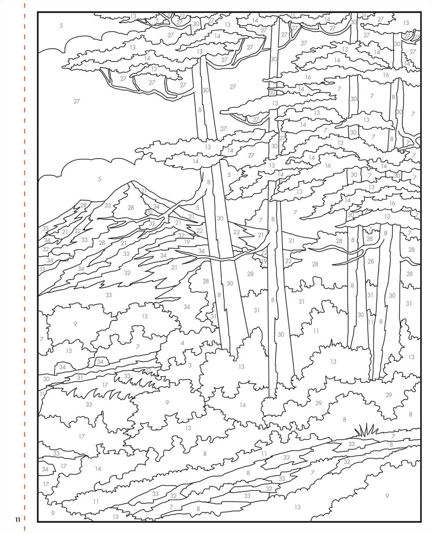 Bob Ross Color-by-Number