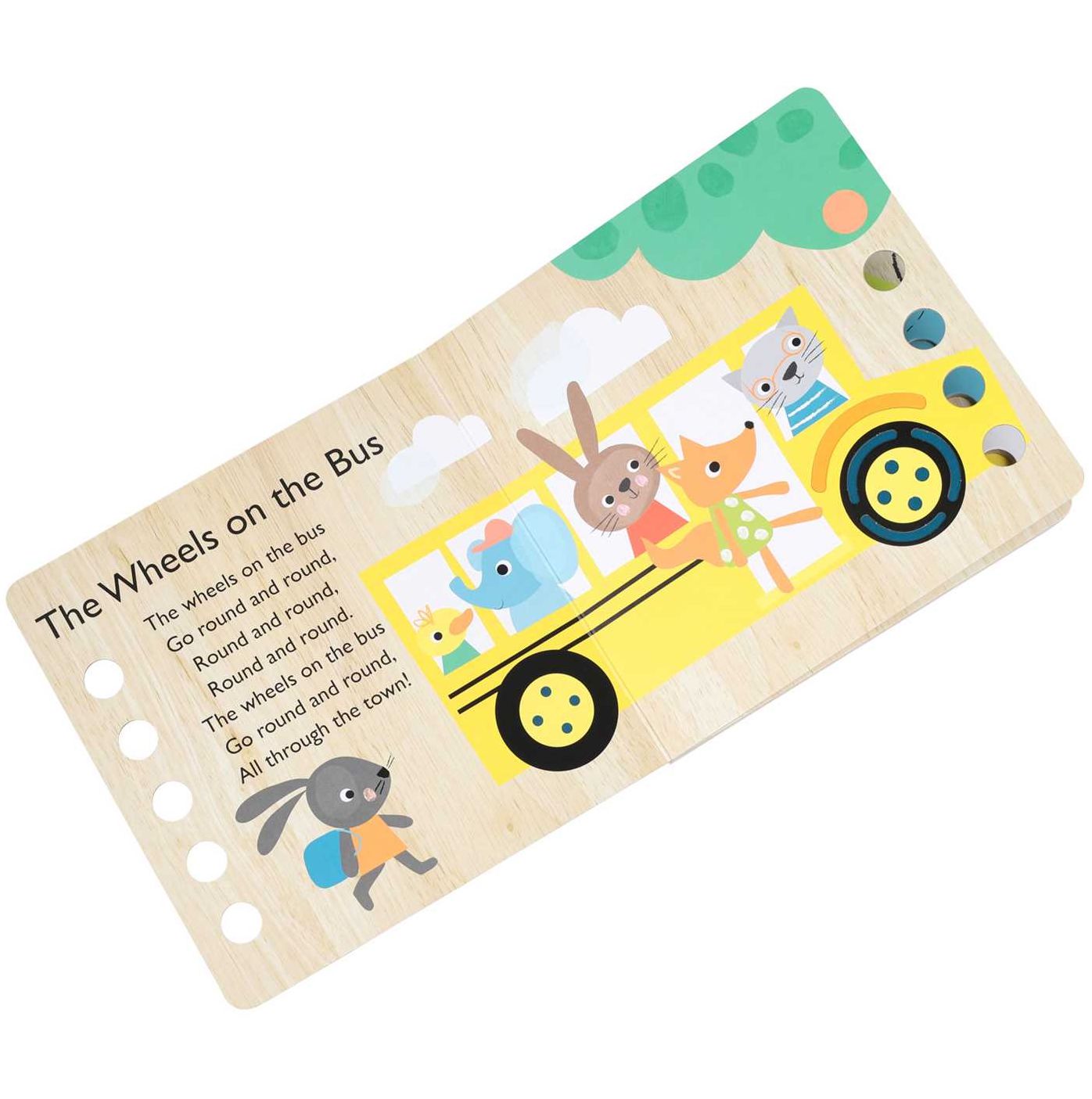 Touch and Trace Nursery Rhymes: The Wheels on the Bus (Board Book for Babies and Toddlers 0-2 years old)