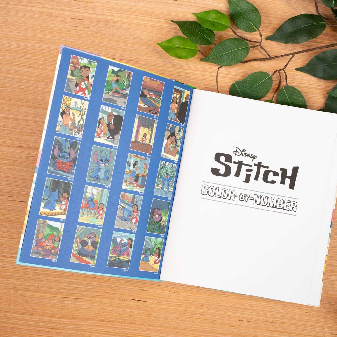 Disney Stitch Color-By-Number - Coloring Book for Teens and Adults, Officially Licensed