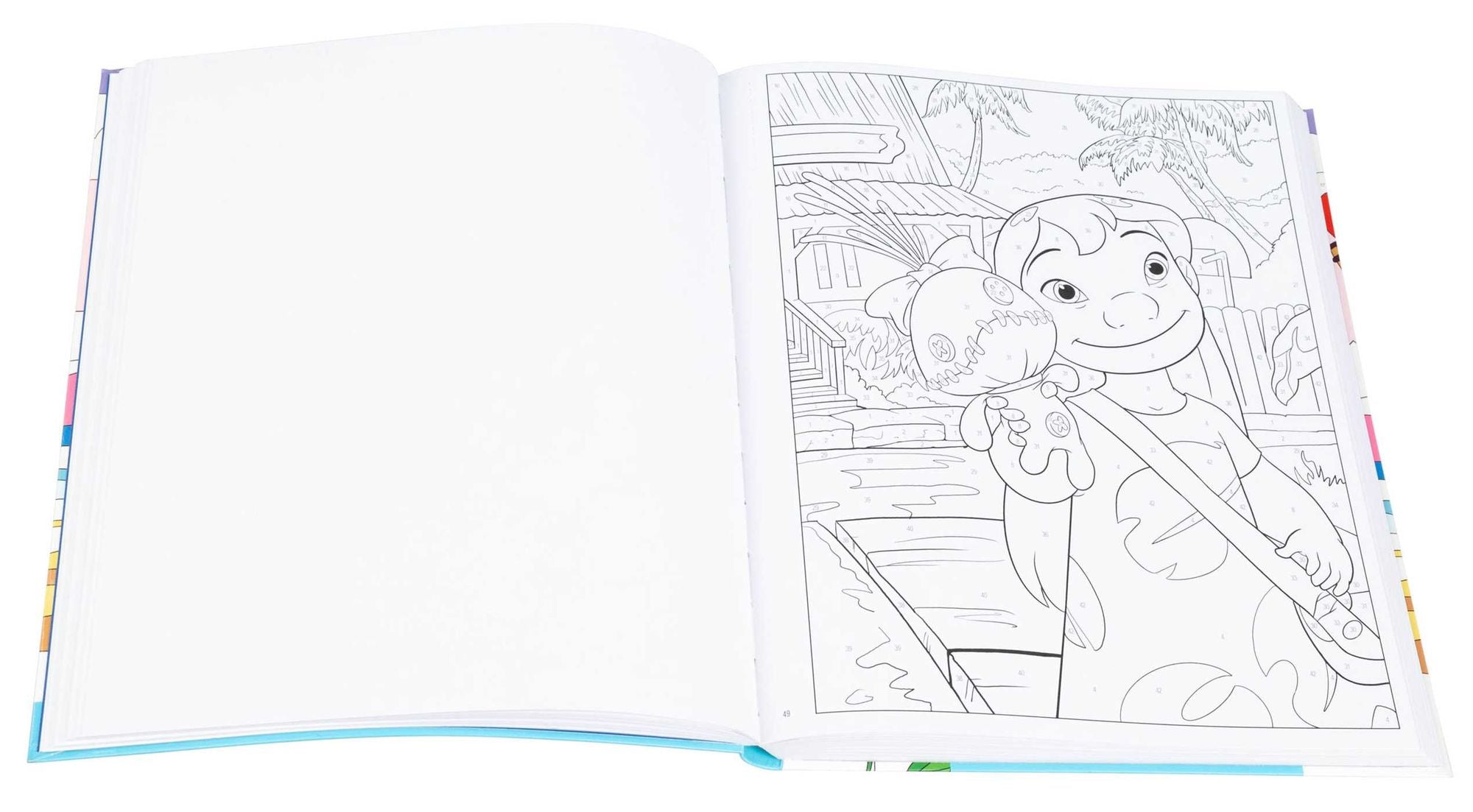 Disney Stitch Color-By-Number - Coloring Book for Teens and Adults, Officially Licensed