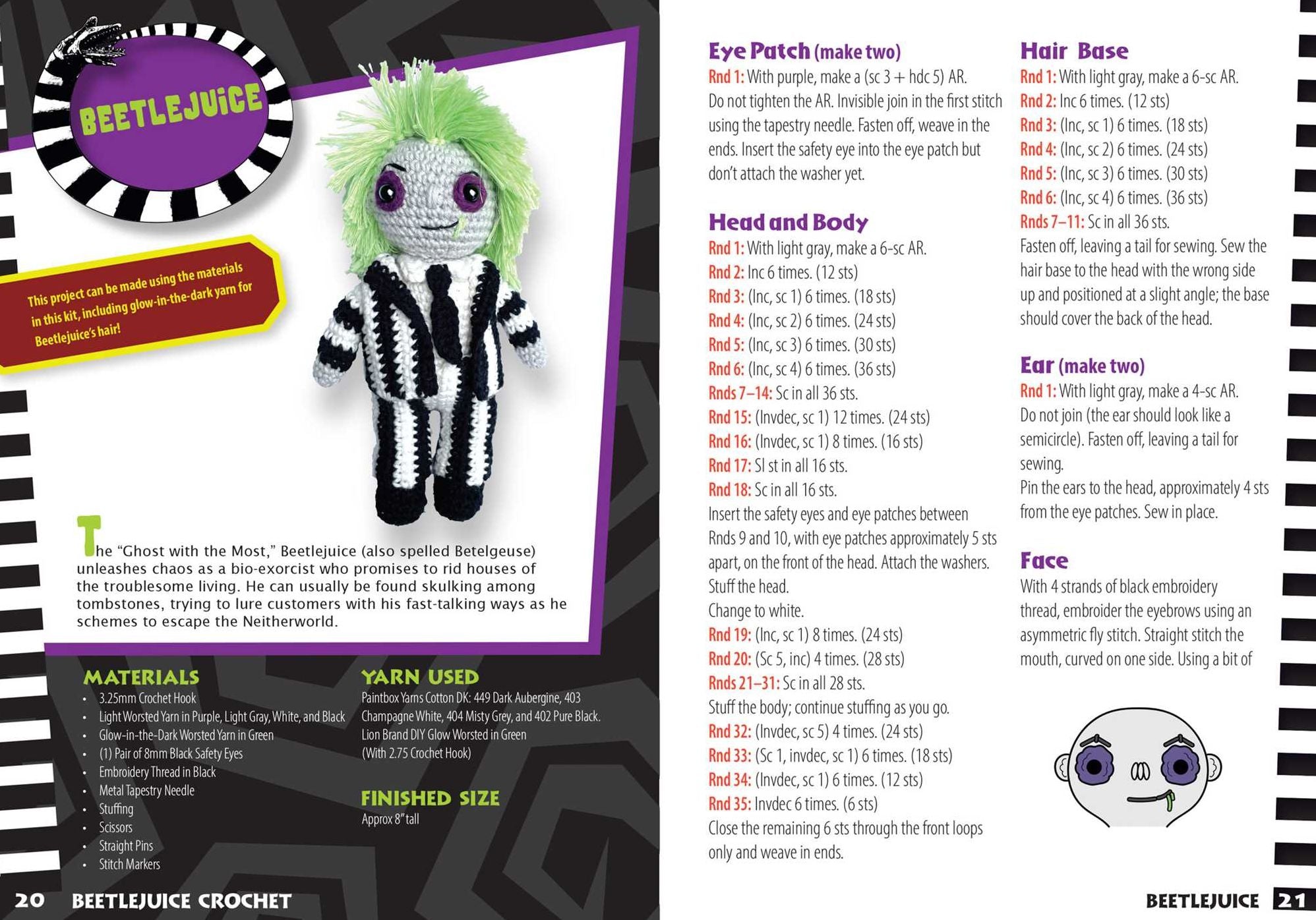 Beetlejuice Crochet