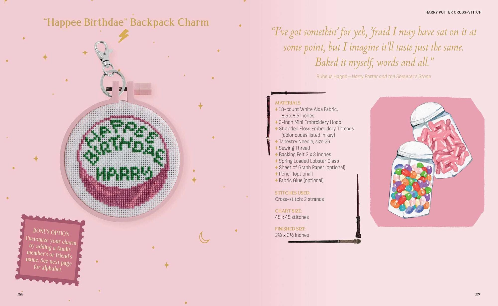 Harry Potter Cross-Stitch - Craft Kit - Craft Gift for Harry Potter Fans - Officially Licensed