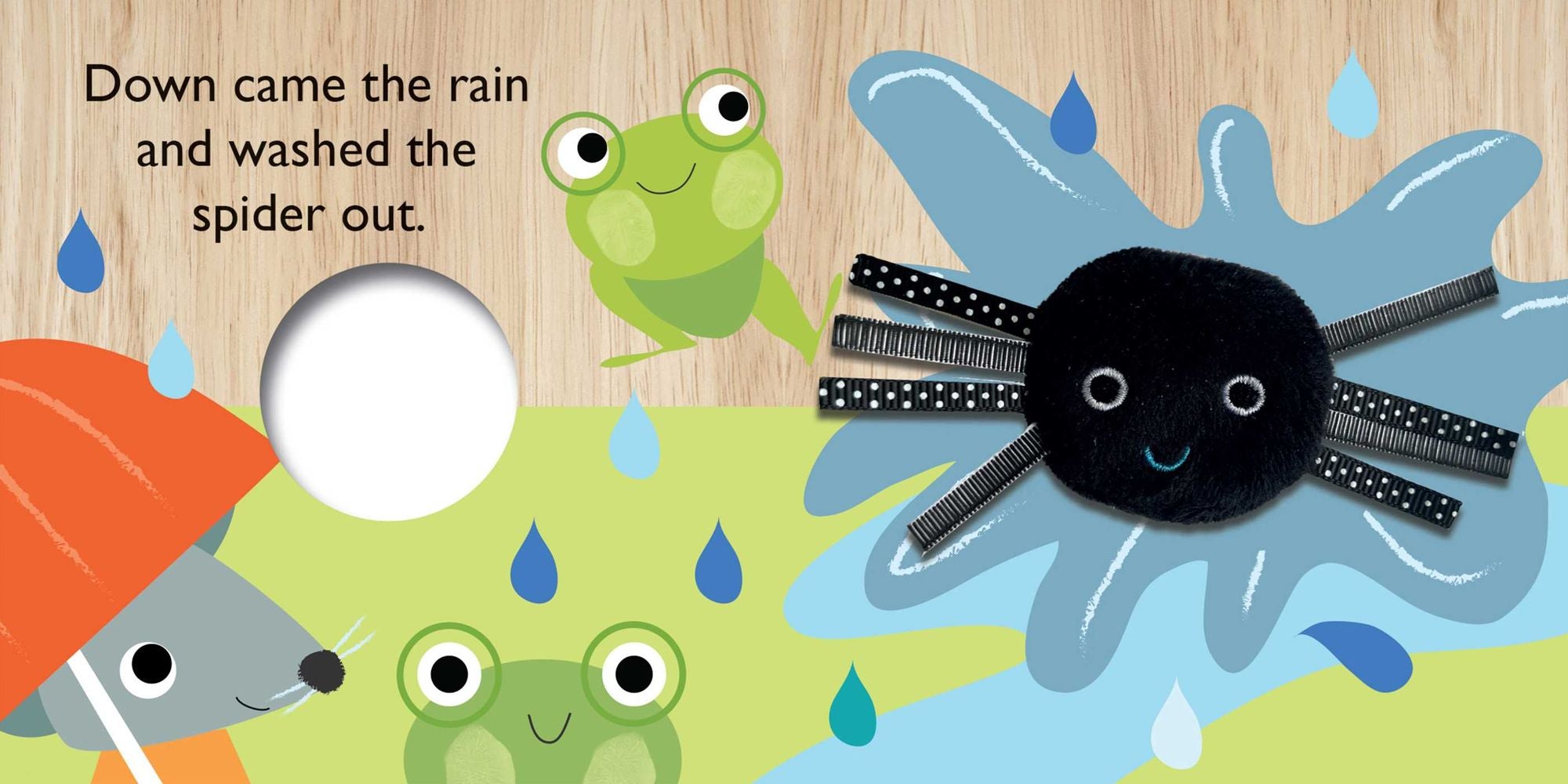 Touch and Trace Nursery Rhymes: Itsy Bitsy Spider Finger Puppet Book (Board Book for Babies and Toddlers 0-2 years old)