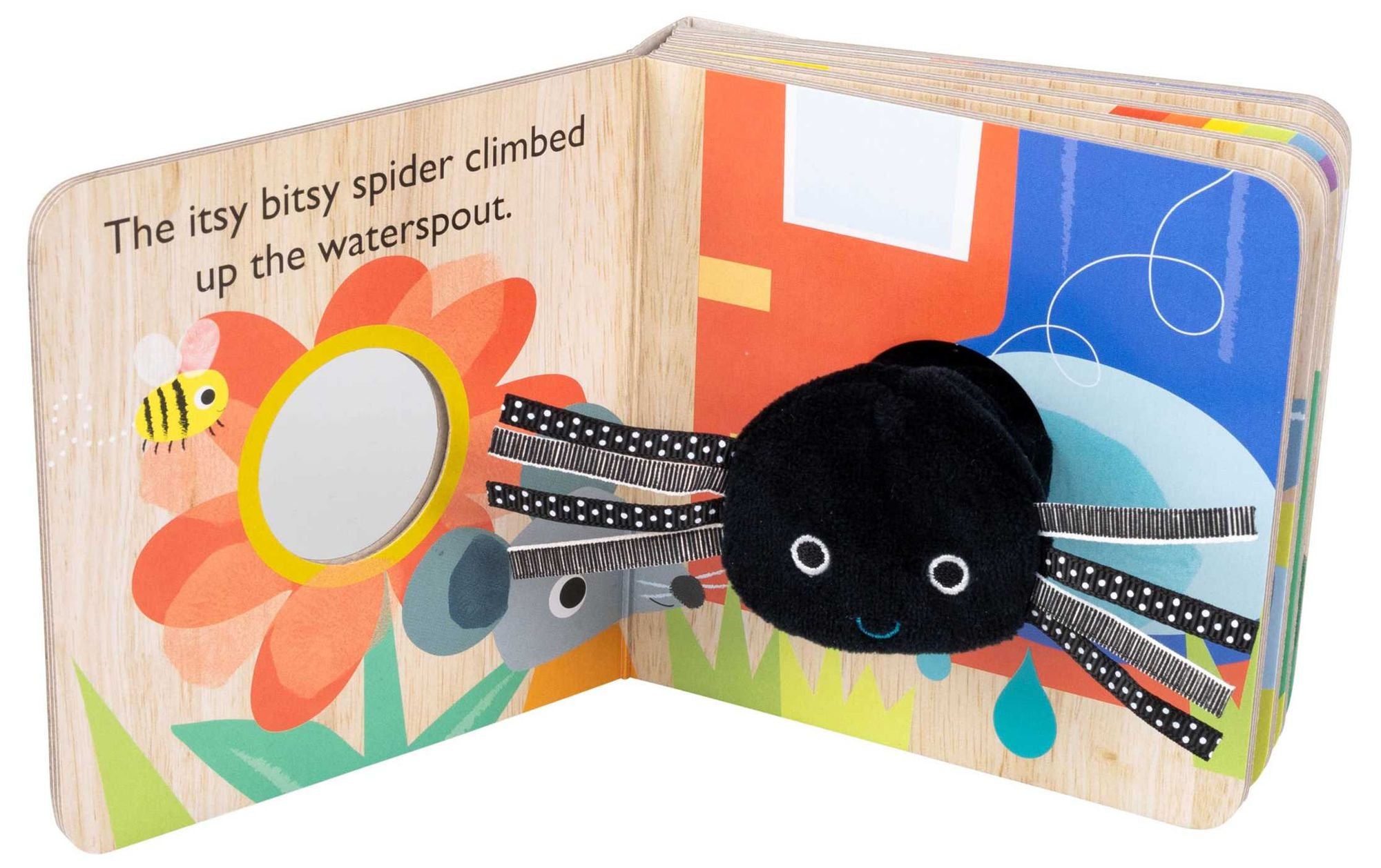 Touch and Trace Nursery Rhymes: Itsy Bitsy Spider Finger Puppet Book (Board Book for Babies and Toddlers 0-2 years old)