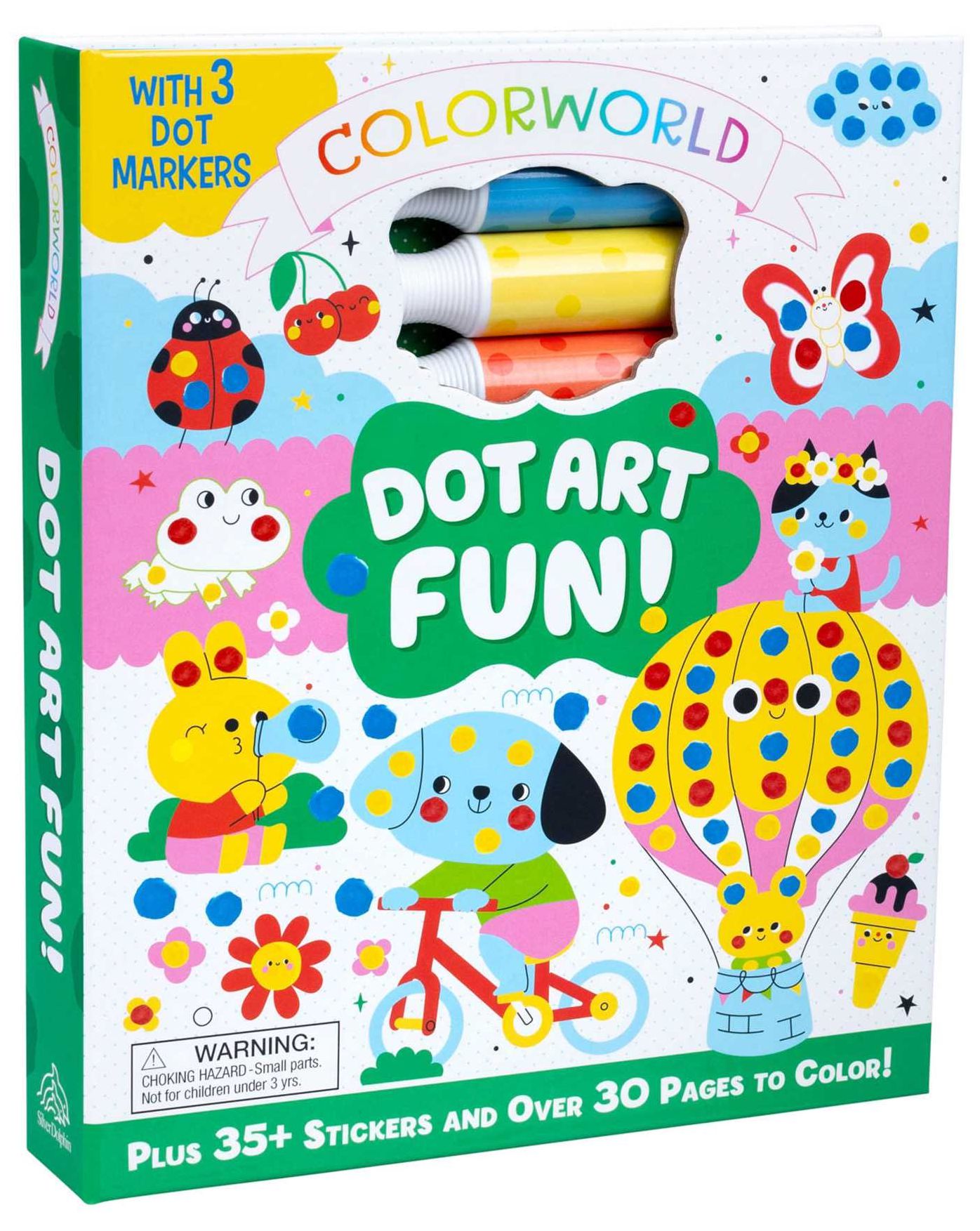 ColorWorld: Dot Art Fun!: Plus 35+ Stickers and Over 30 Pages to Color!