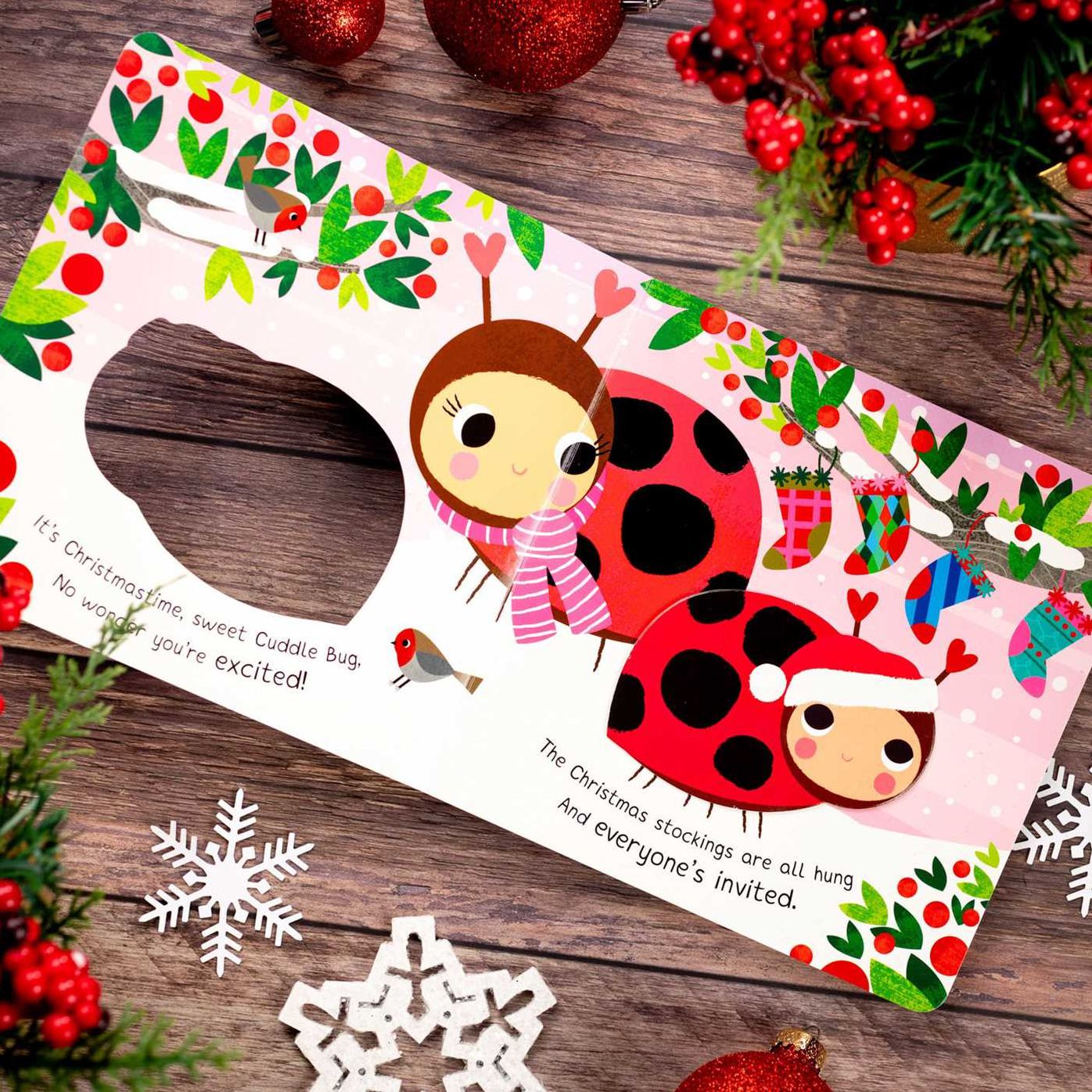 Merry Christmas, My Little Cuddle Bug (Board Book for Babies and Toddlers 0-2 years old)