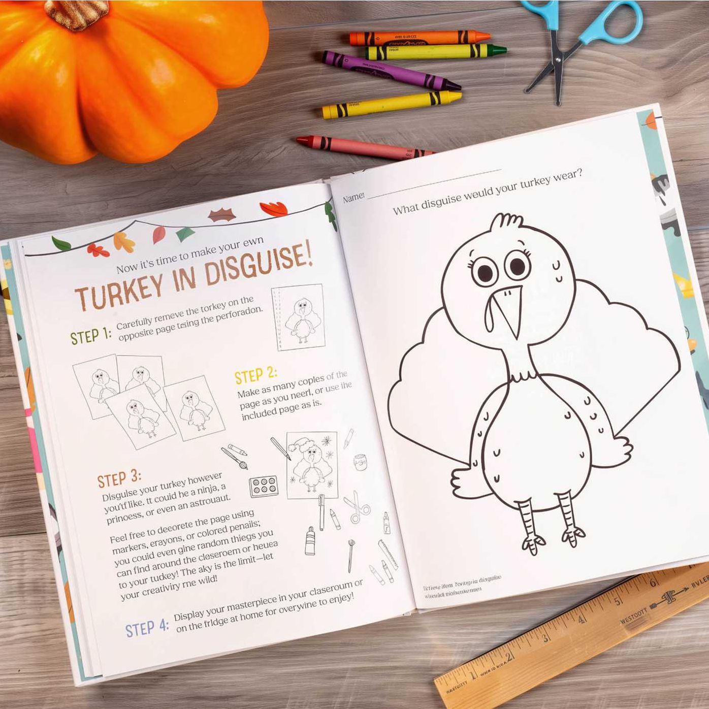 Turkey in Disguise!: Turkey Project Included