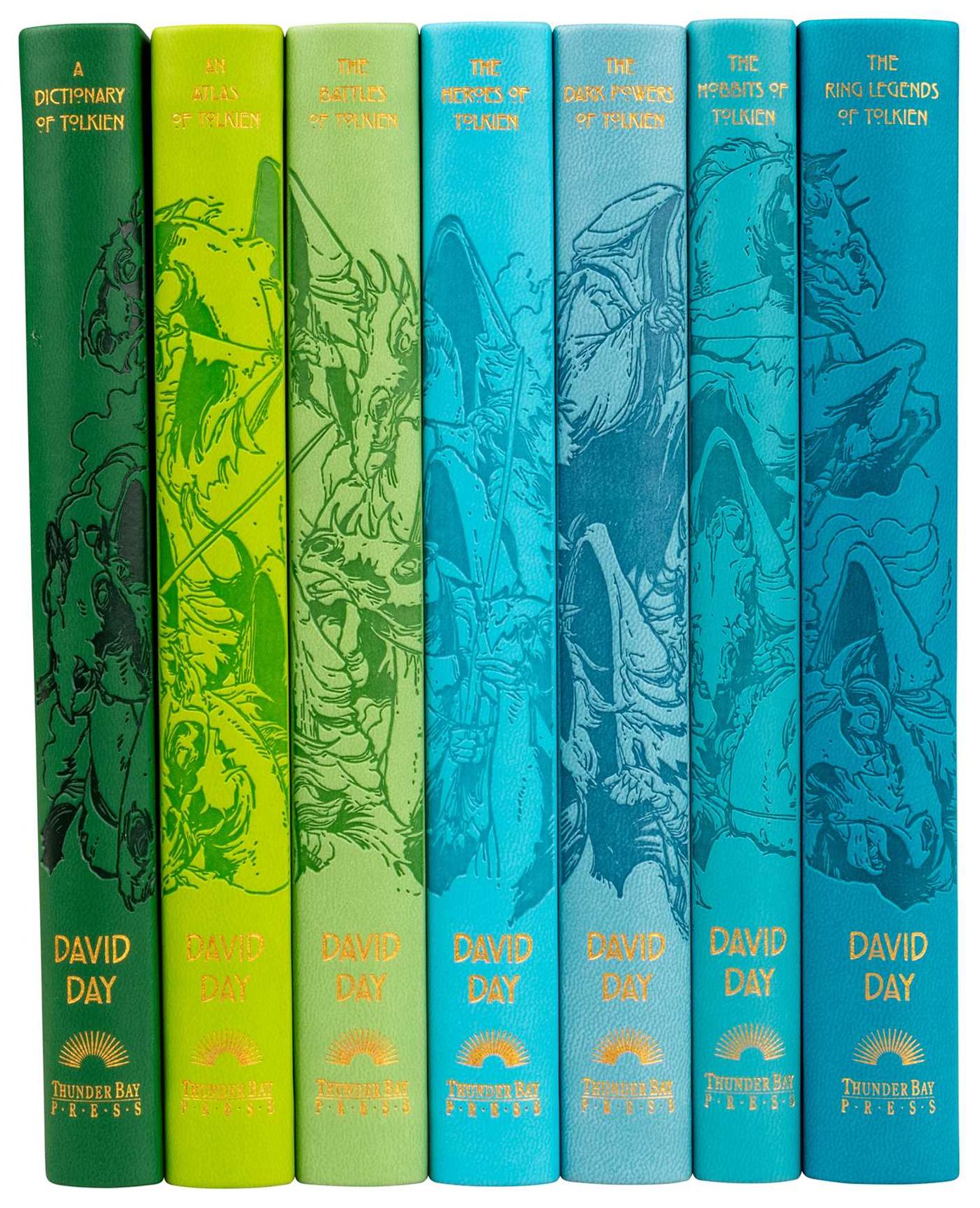 World of Tolkien Seven-Book Boxed Set - Tolkien Reference Books for All Ages, Illustrated Lord of the Rings Guides, Boxed Set