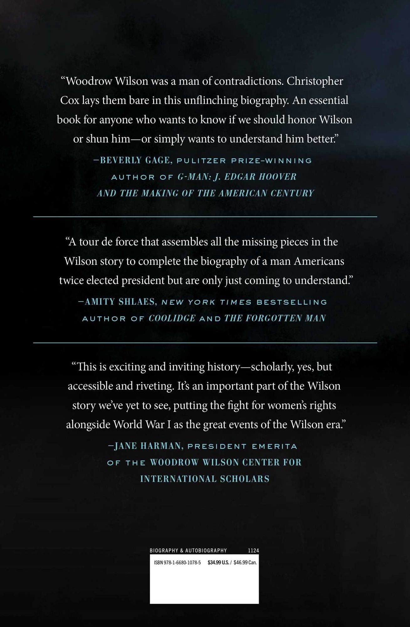 Woodrow Wilson: The Light Withdrawn