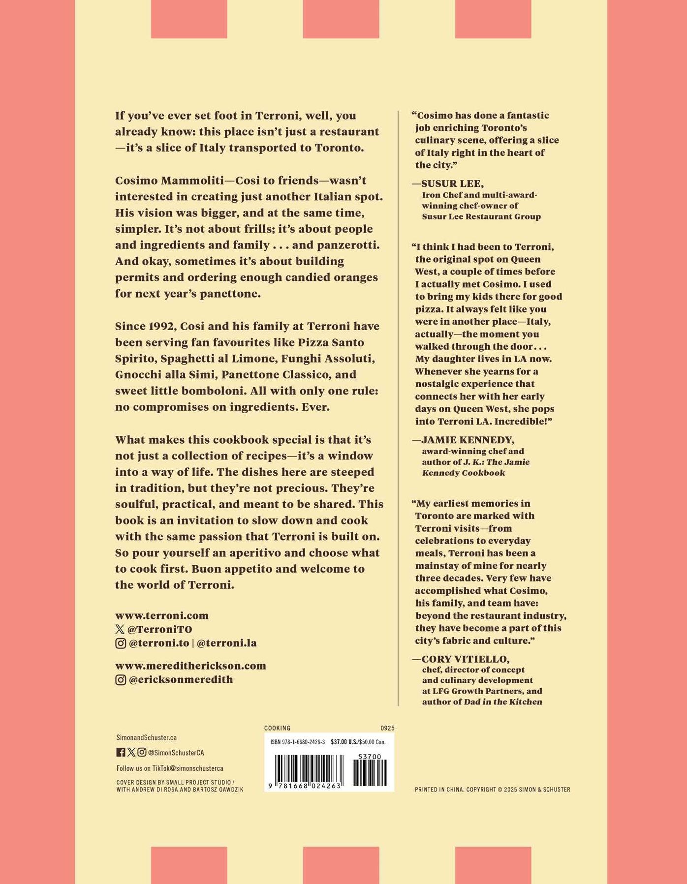 La Cucina di Terroni: The Cookbook