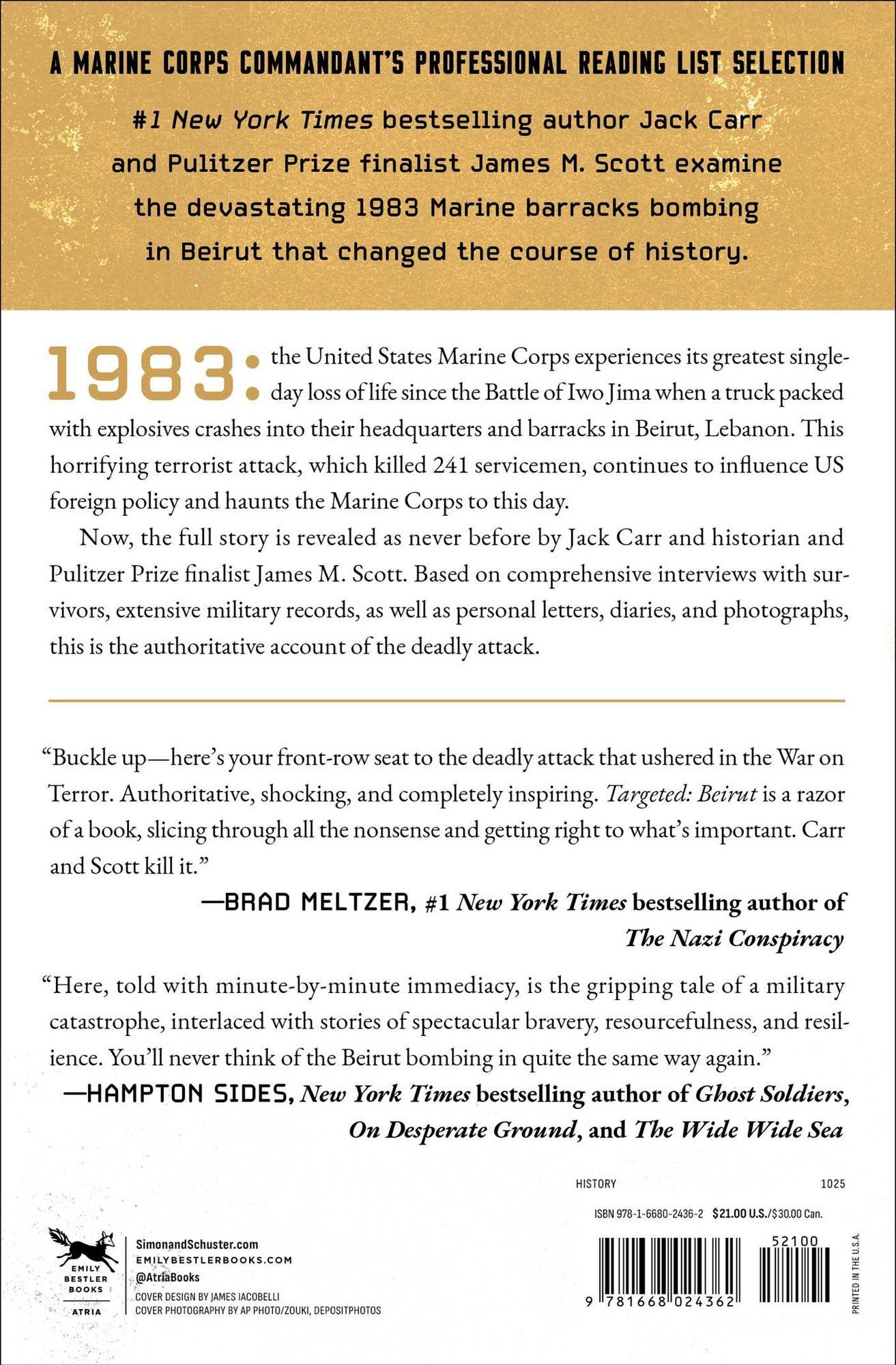 Targeted: Beirut: The 1983 Marine Barracks Bombing and the Untold Origin Story of the War on Terror