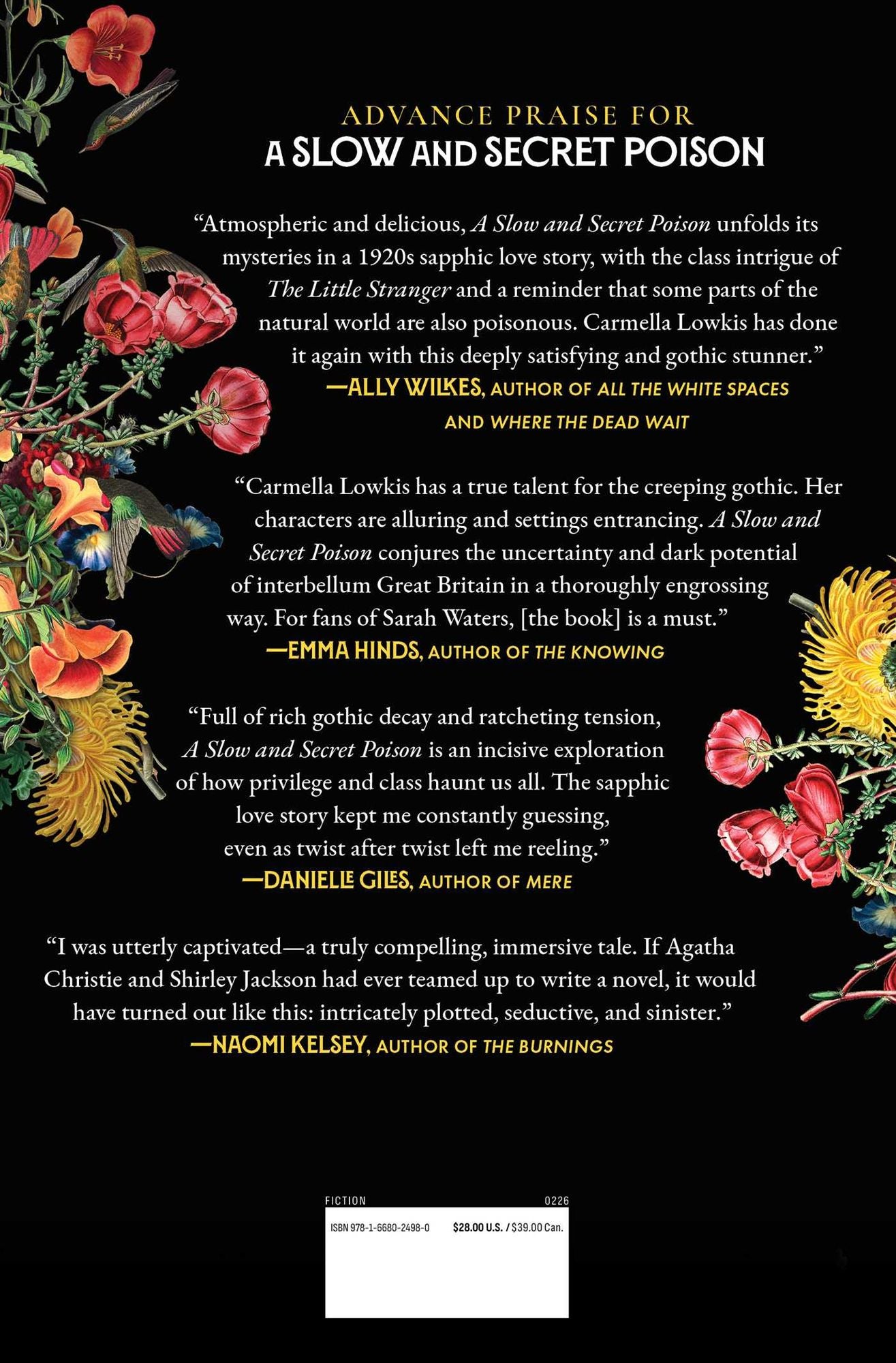 A Slow and Secret Poison: A Novel