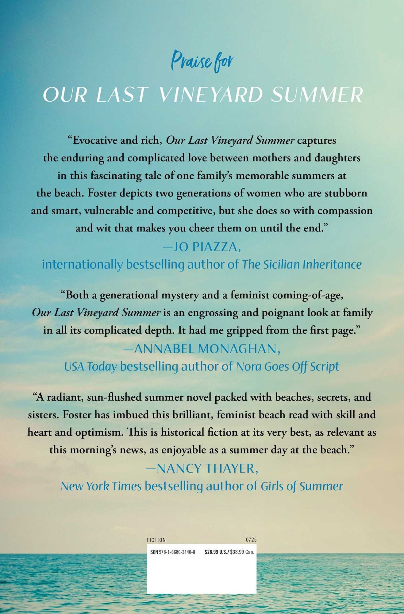 Our Last Vineyard Summer: A Novel