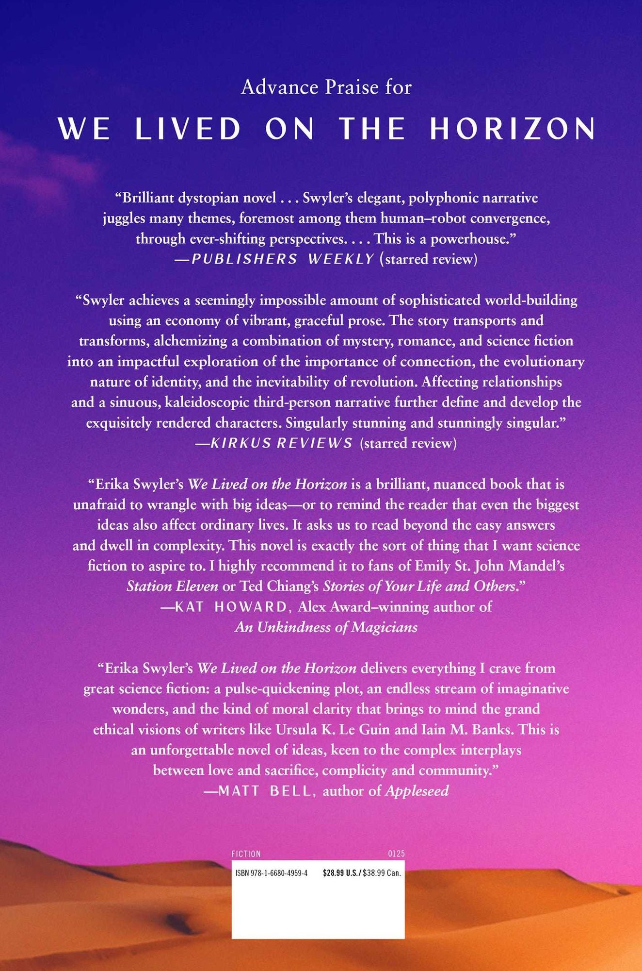We Lived on the Horizon: A Novel