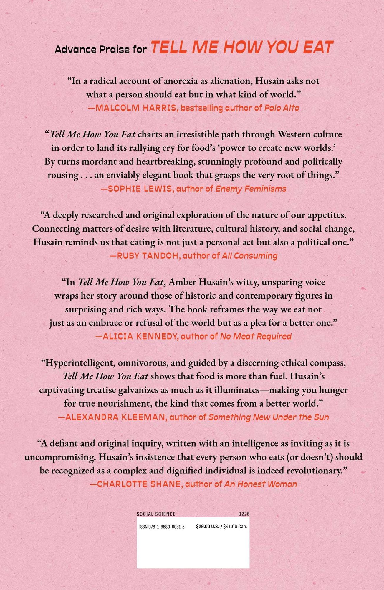 Tell Me How You Eat: Food, Power, and the Will to Live
