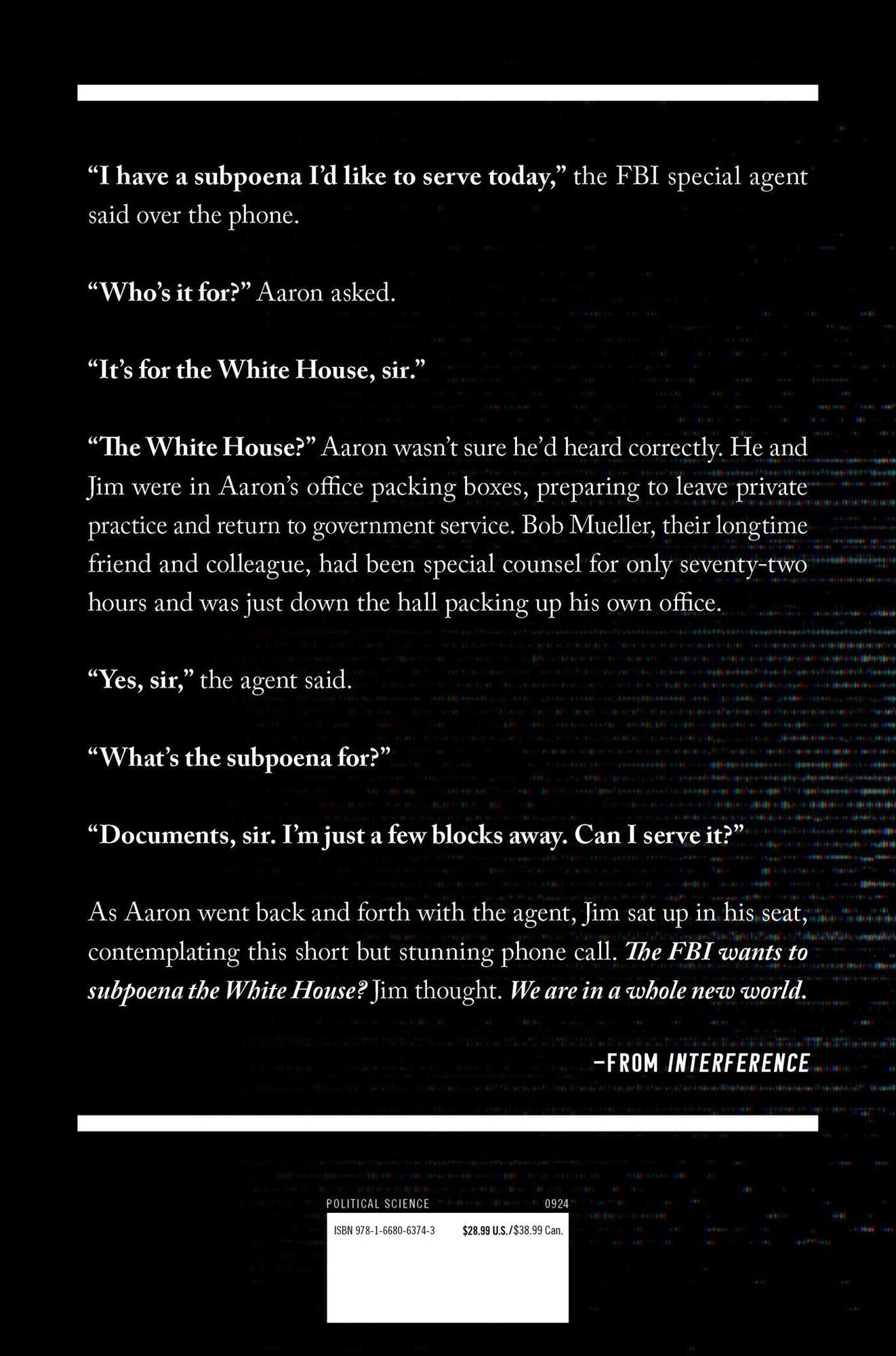 Interference: The Inside Story of Trump, Russia, and the Mueller Investigation