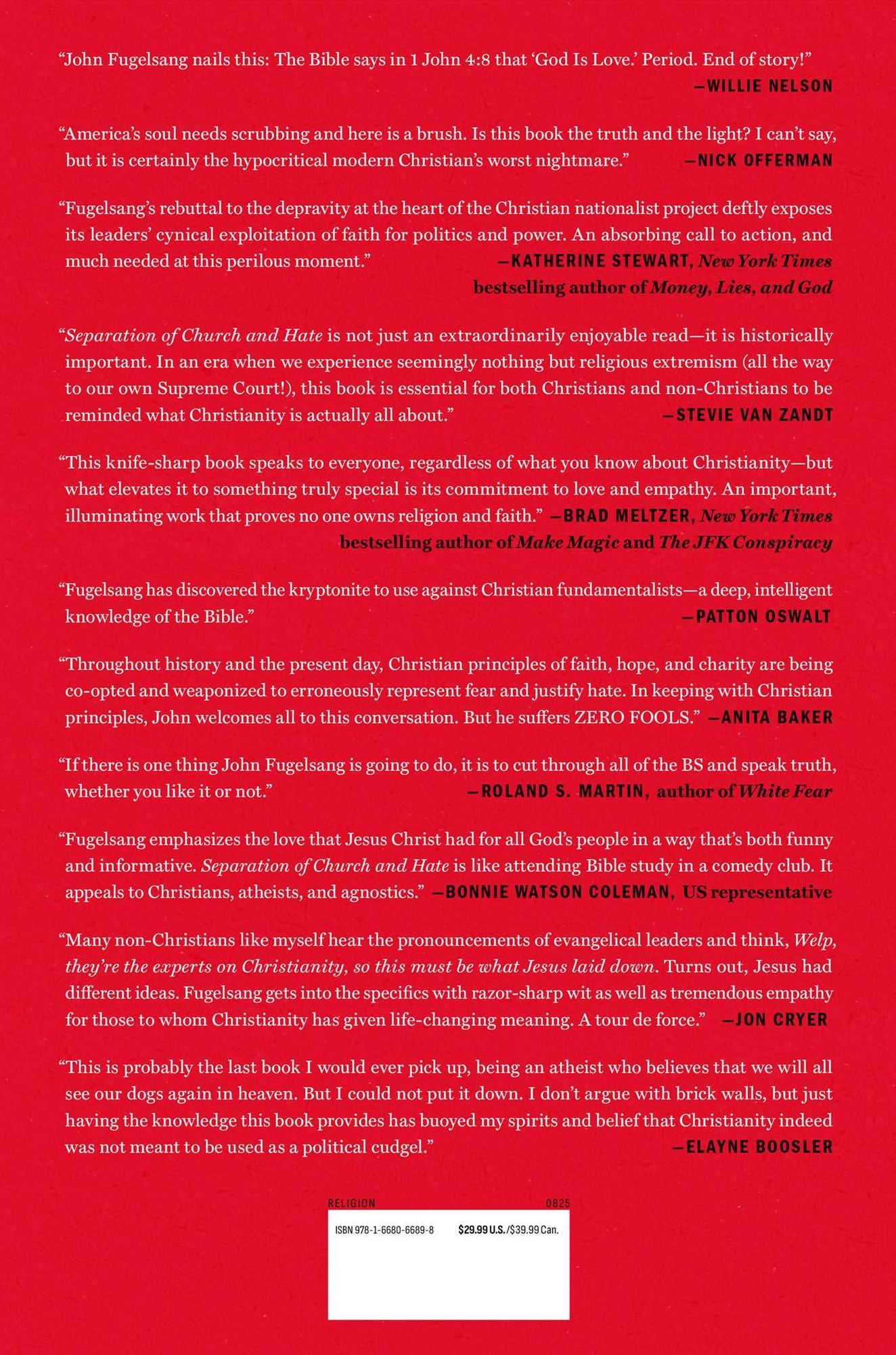 Separation of Church and Hate: A Sane Person's Guide to Taking Back the Bible from Fundamentalists, Fascists, and Flock-Fleecing Frauds