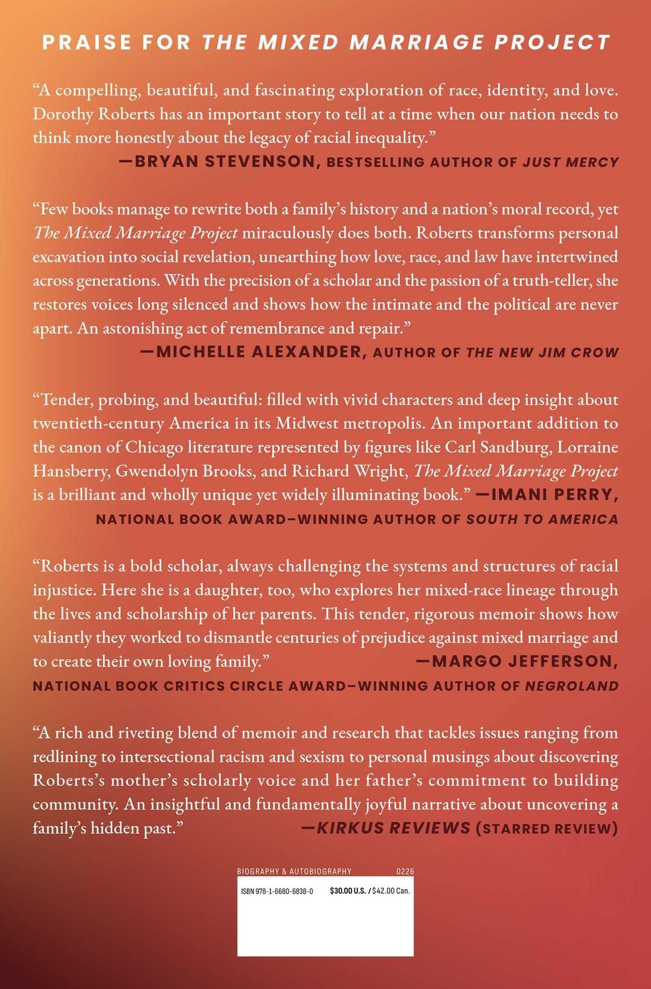 The Mixed Marriage Project: A Memoir of Love, Race, and Family