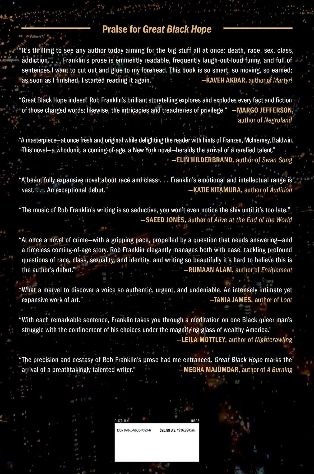 Great Black Hope: A Novel