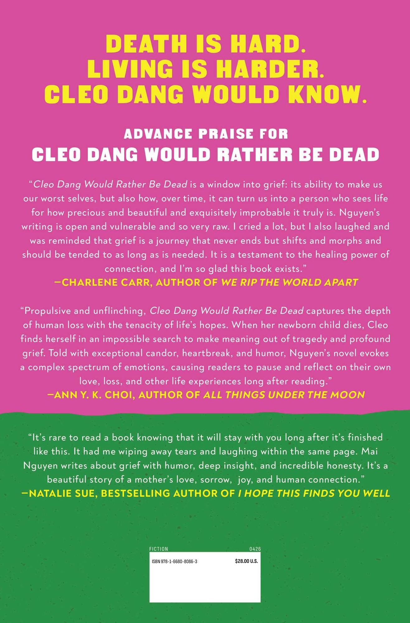 Cleo Dang Would Rather Be Dead: A Novel