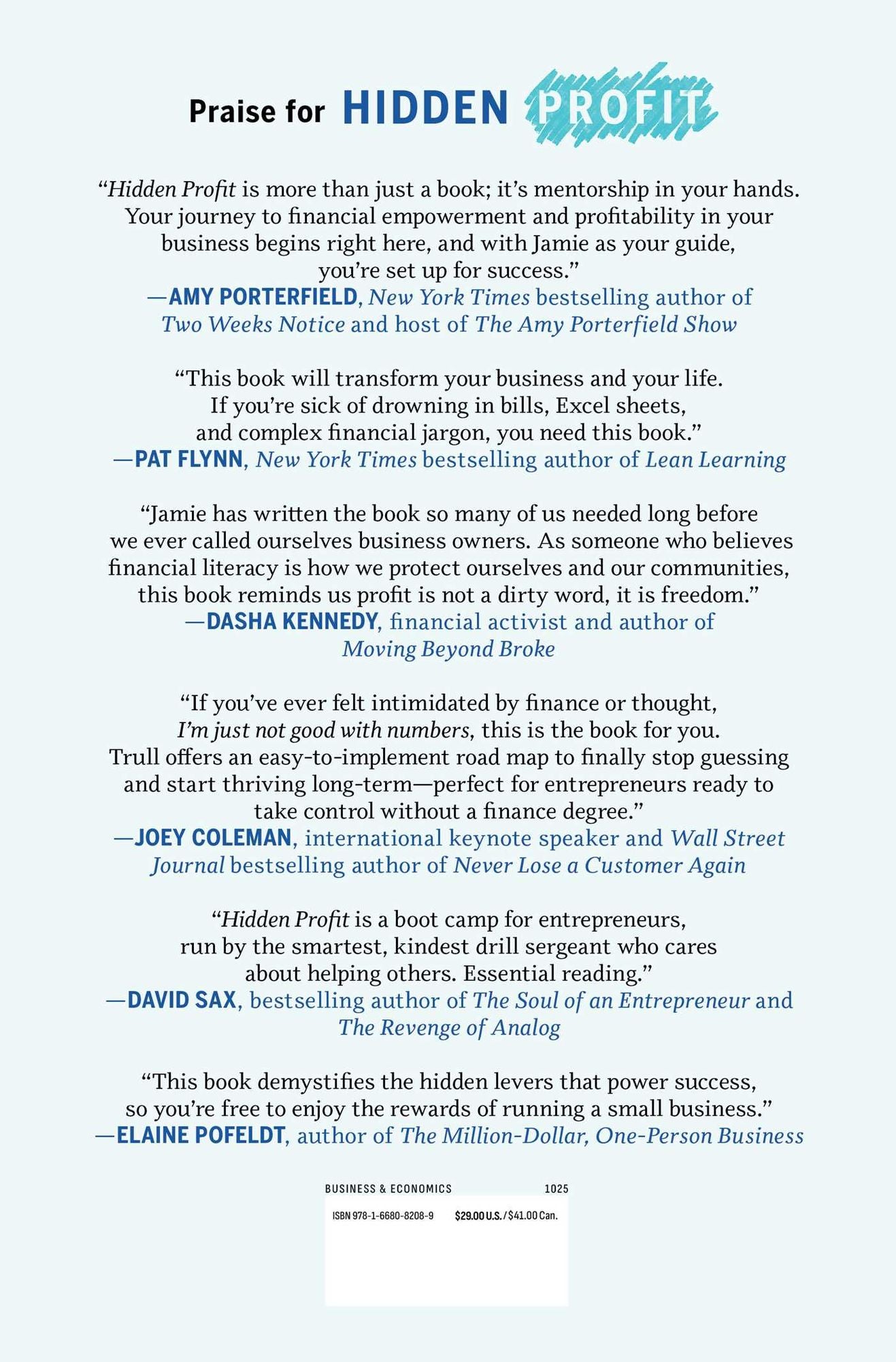 Hidden Profit: Take Control of Your Finances, Stop Leaving Money on the Table, and Create Abundance in Your Business