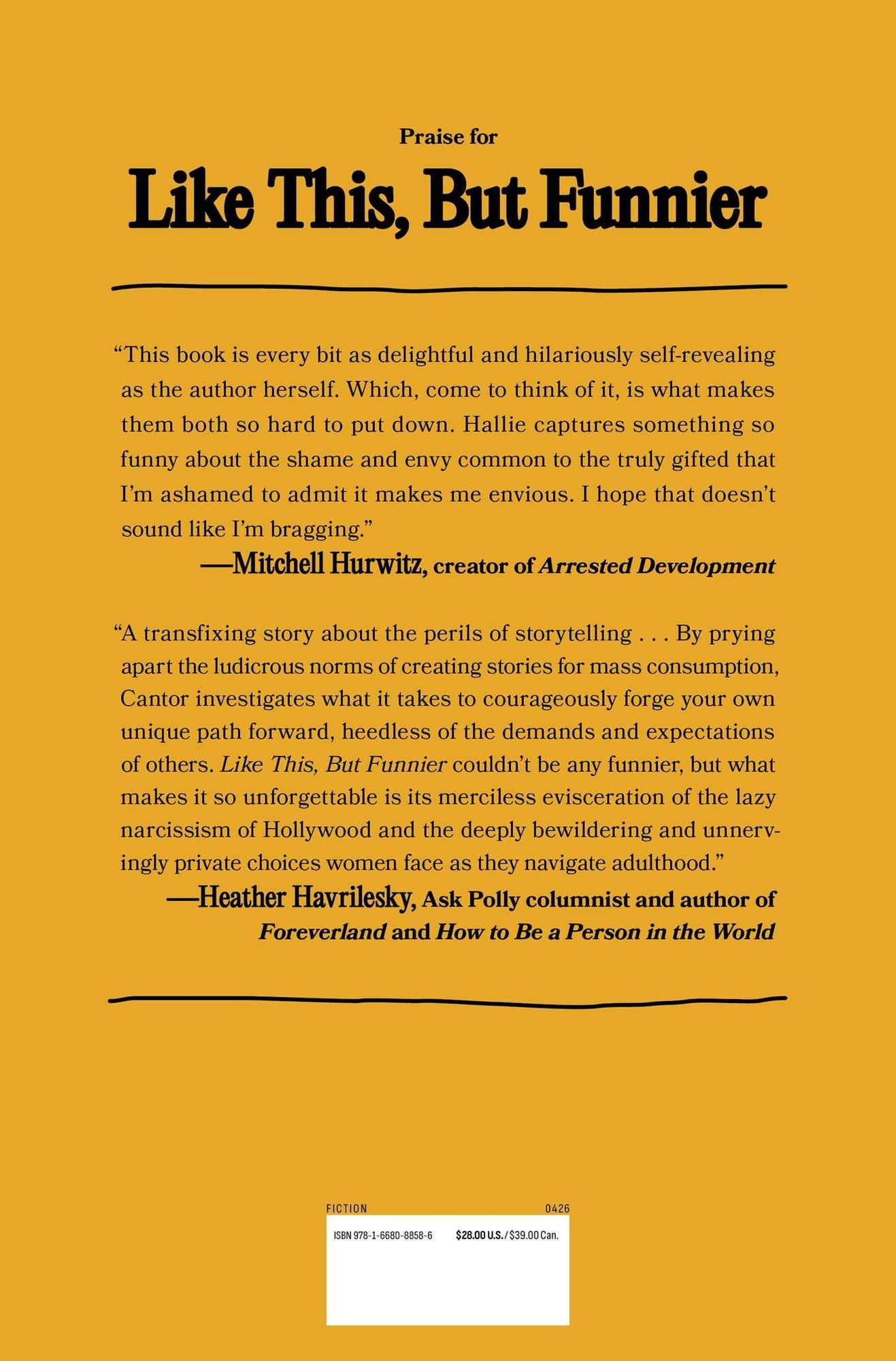 Like This, But Funnier: A Novel