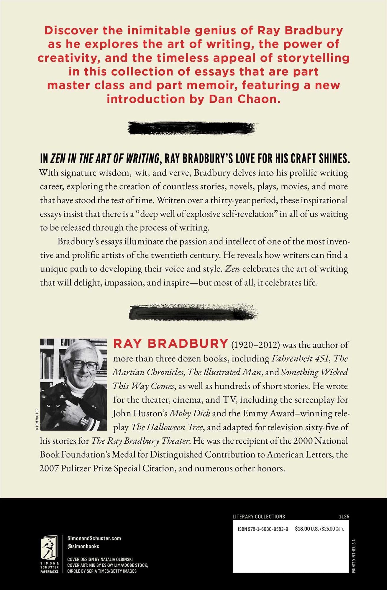 Zen in the Art of Writing: Essays on Creativity